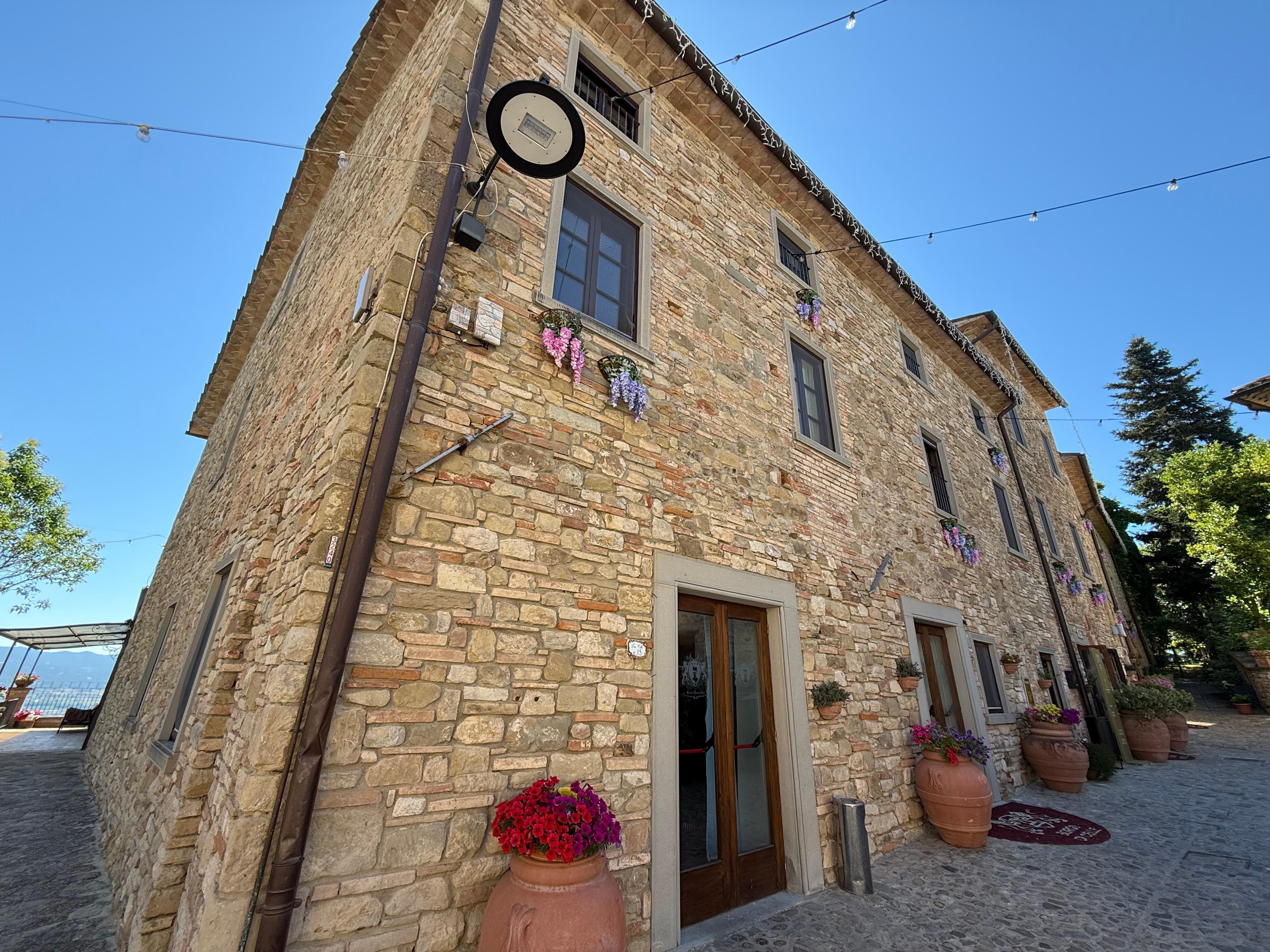 Exterior of building. 