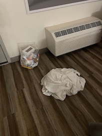 Taking garbage out for 2nd time.