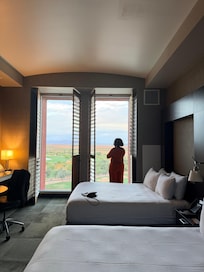 Floor to ceiling windows