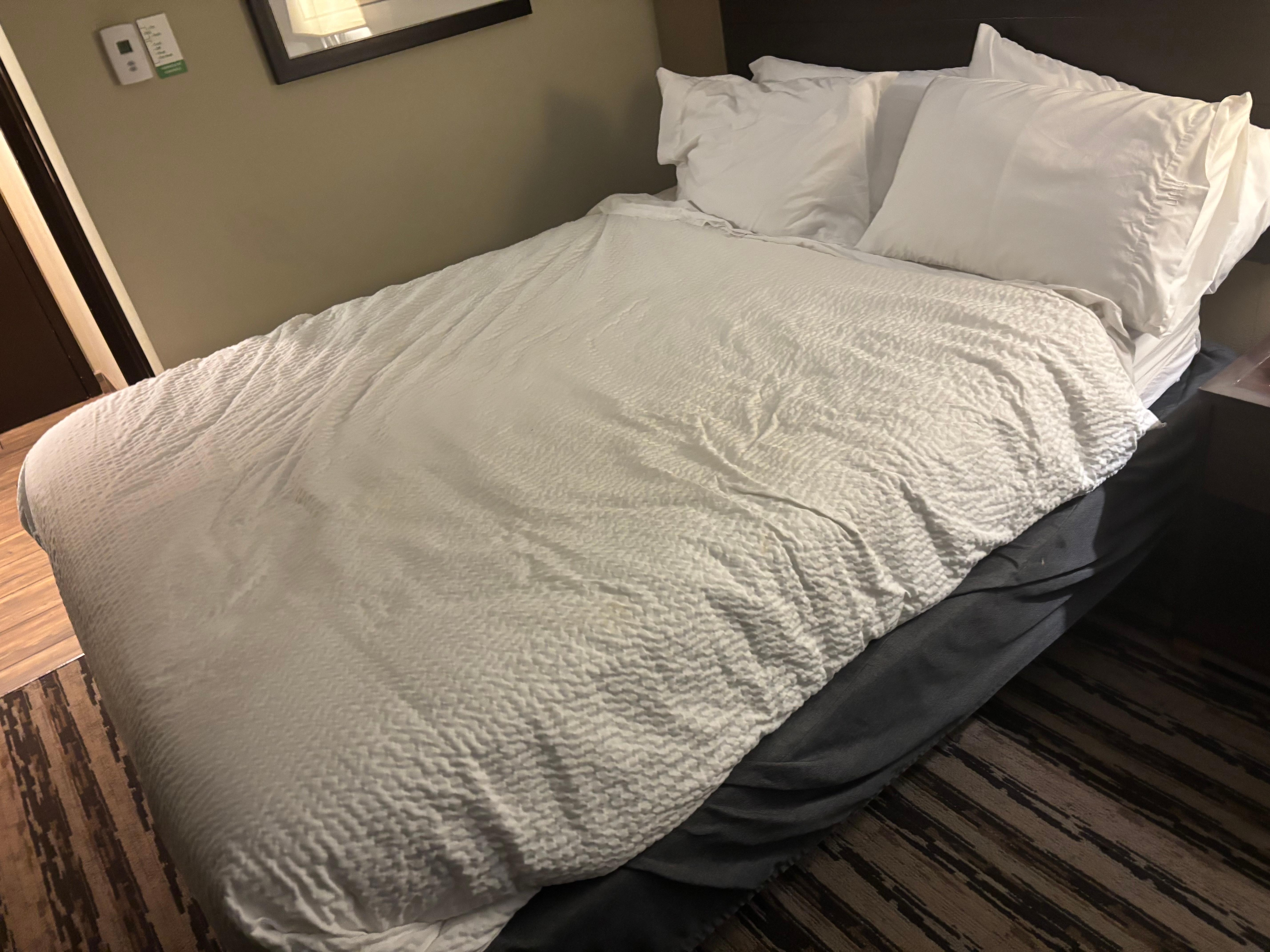 This is how my bed was made