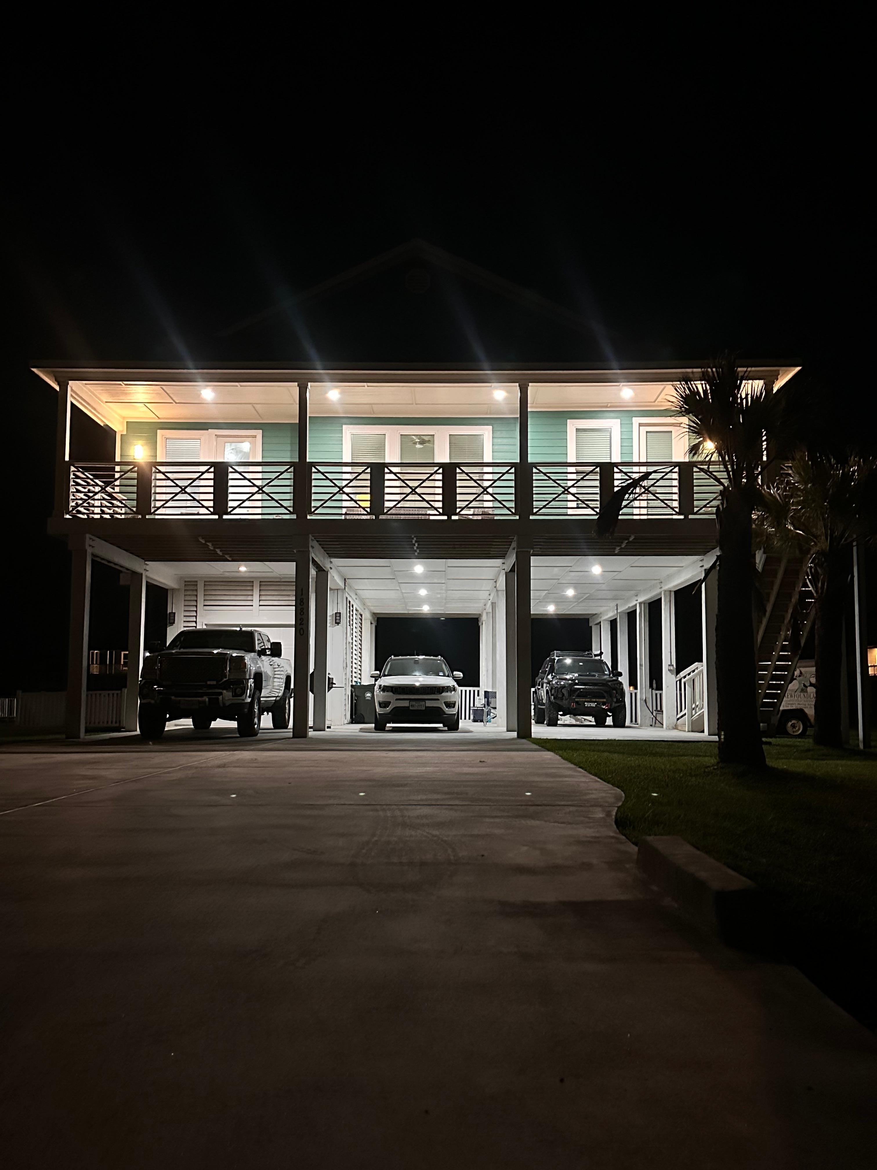 Perfectly lit at night 