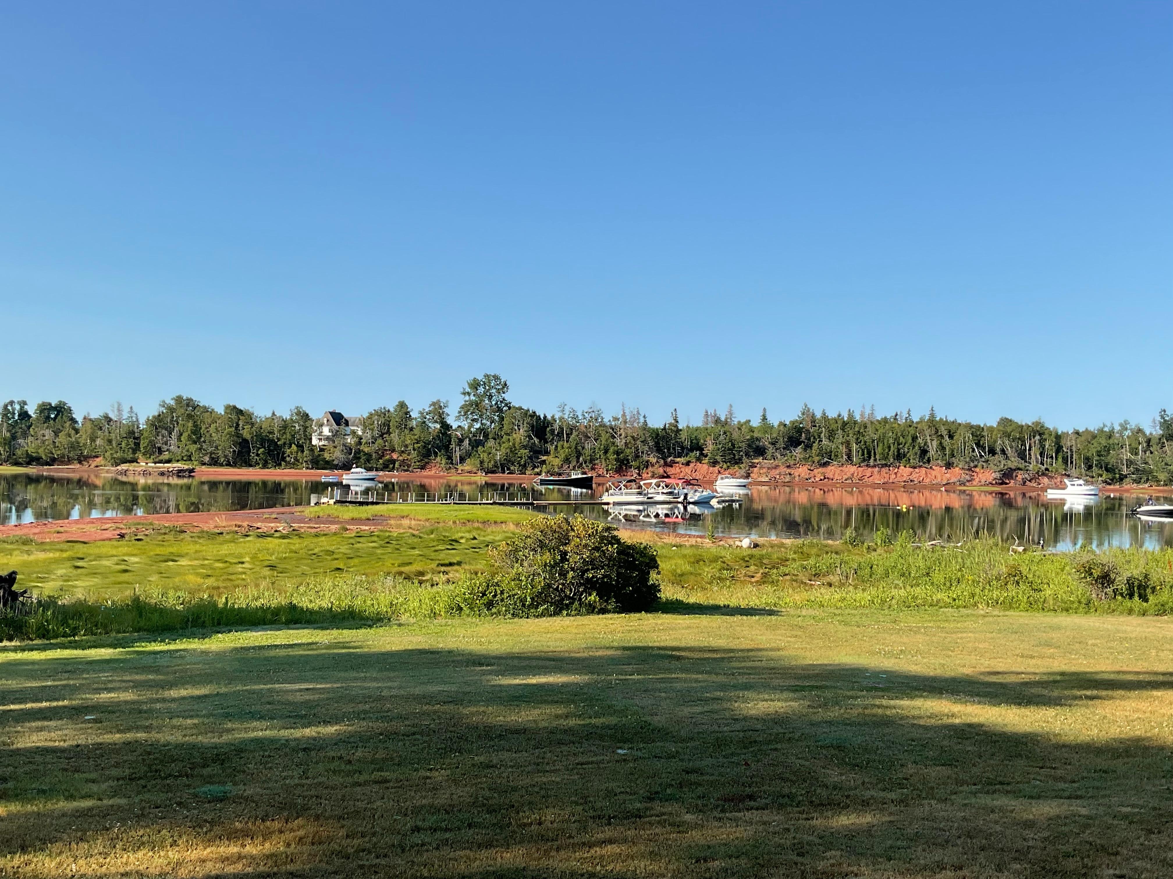 The view was the highlight! 