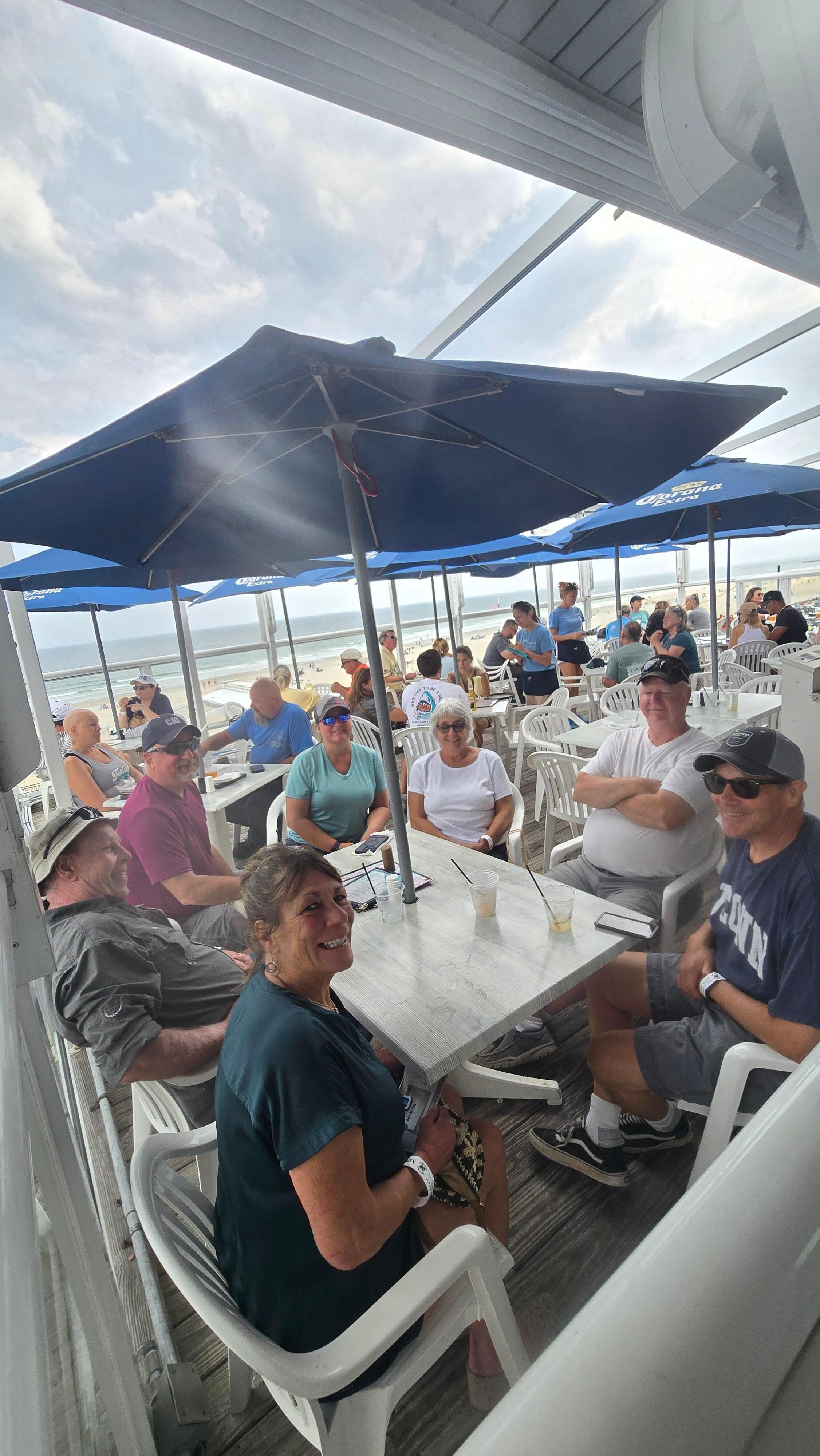 We are at the seafood festival