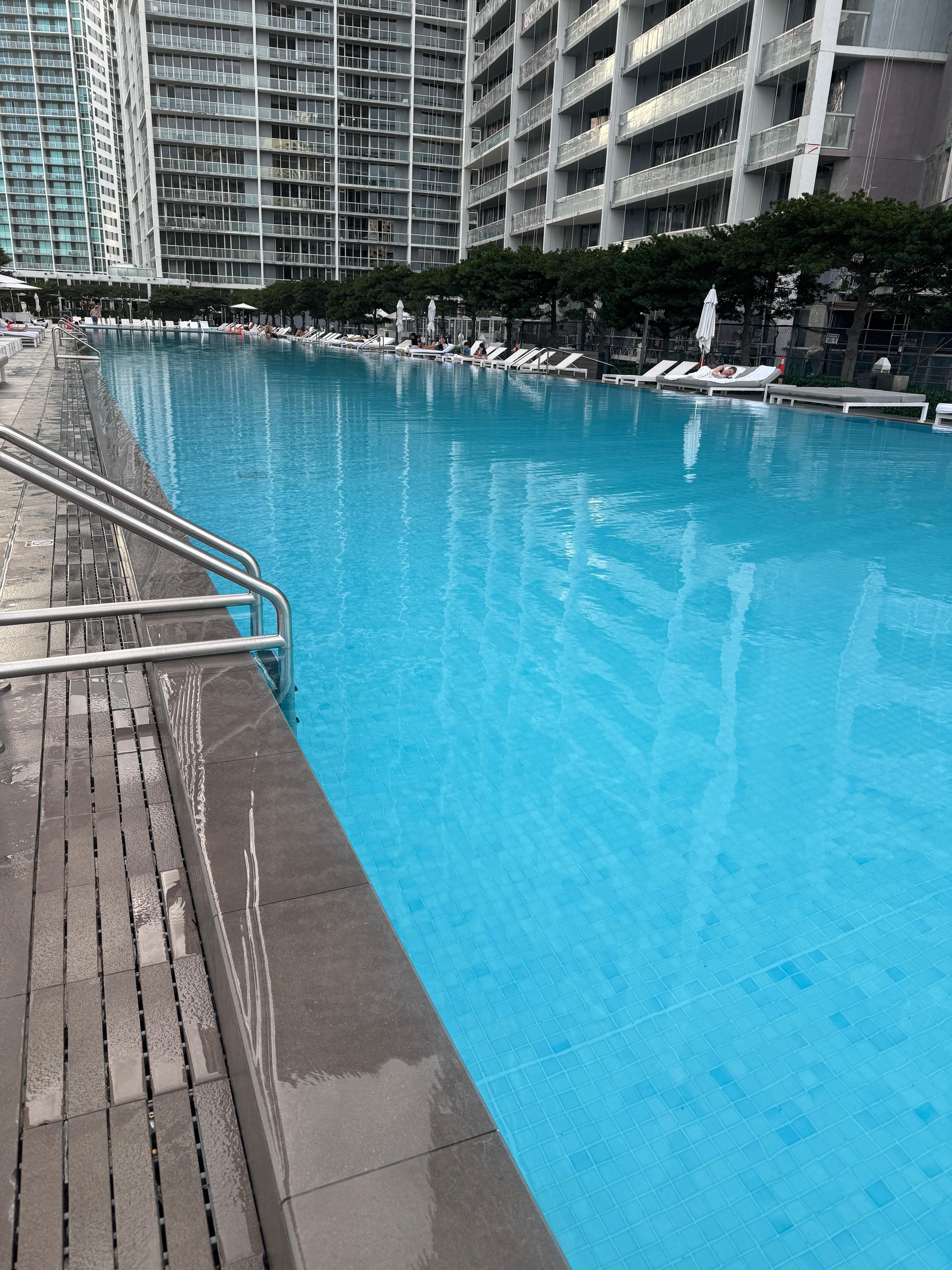 Double length lap pool
