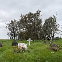 Cemetery on grounds