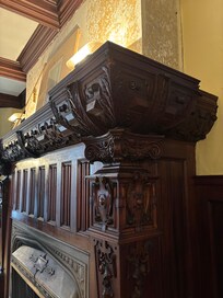 Great room mantle
