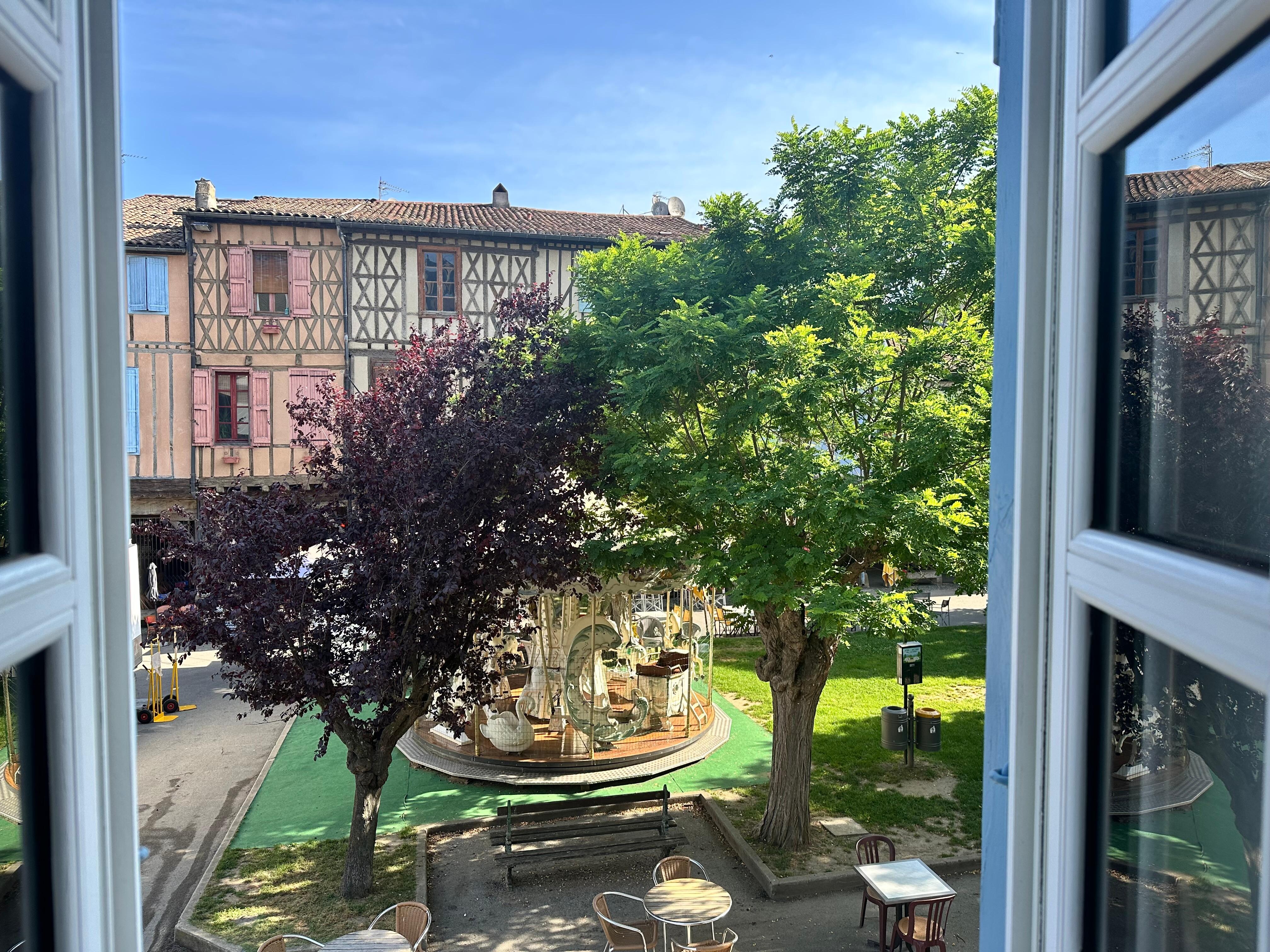 The view from one of the windows.