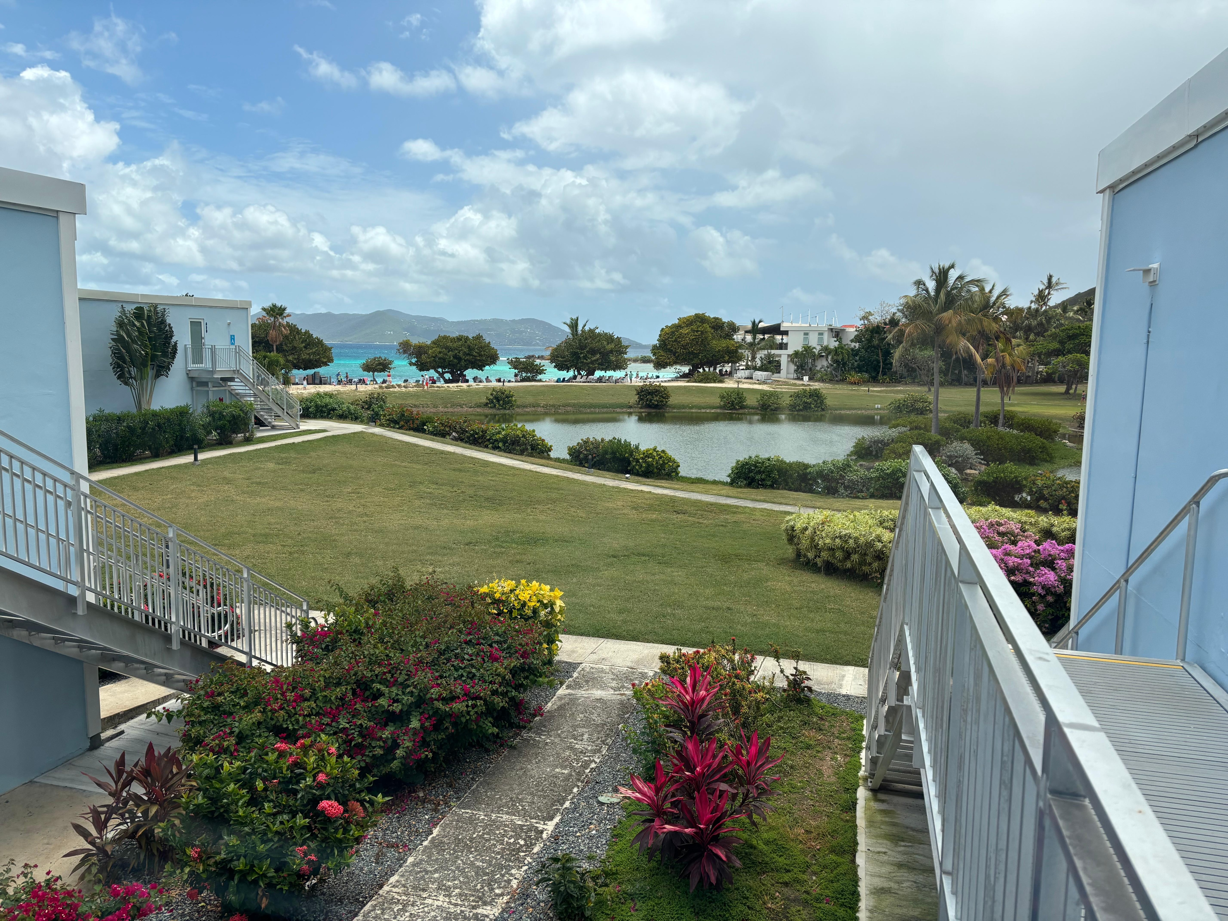 View out front of condo