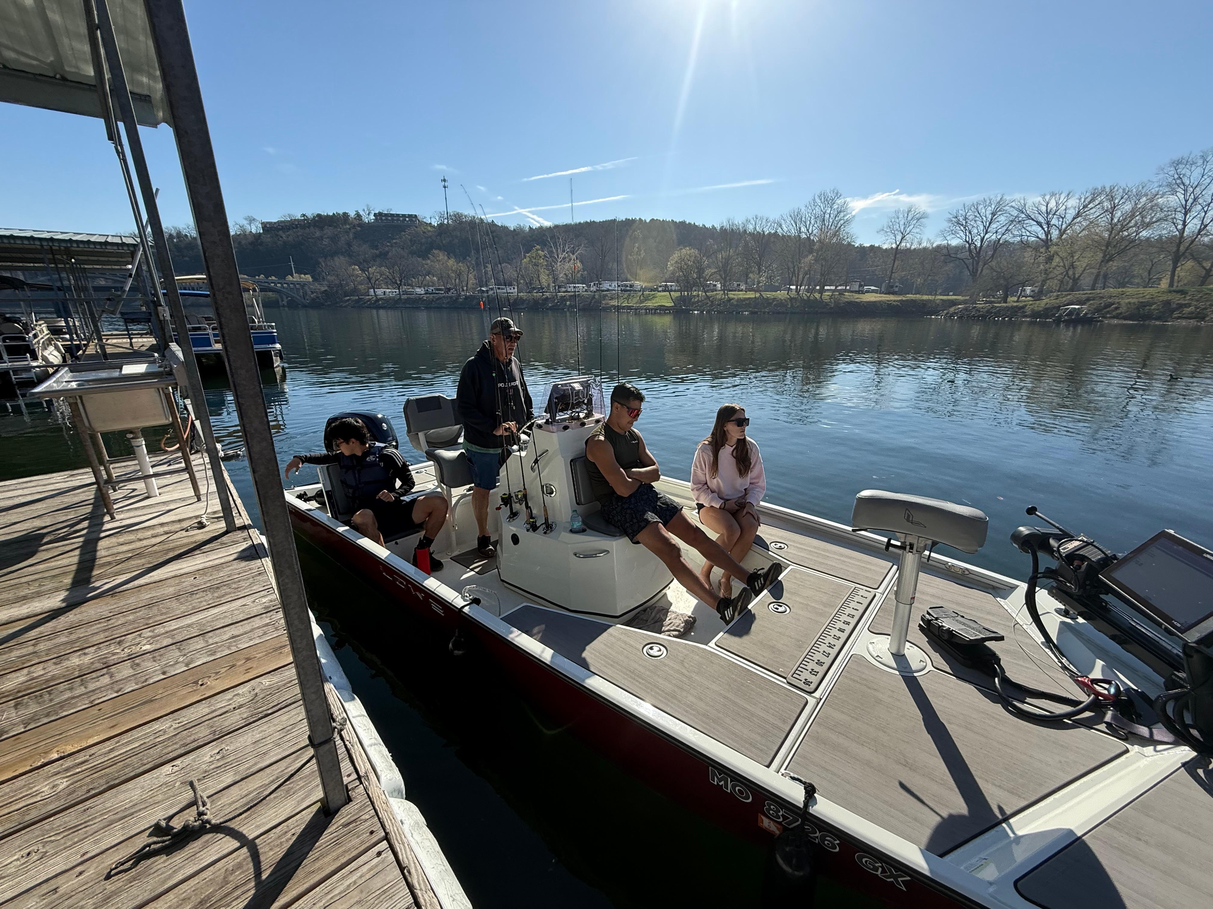 Last day of our trip!  A 2 hour fishing trip in Branson  on Lake Tanycomo.