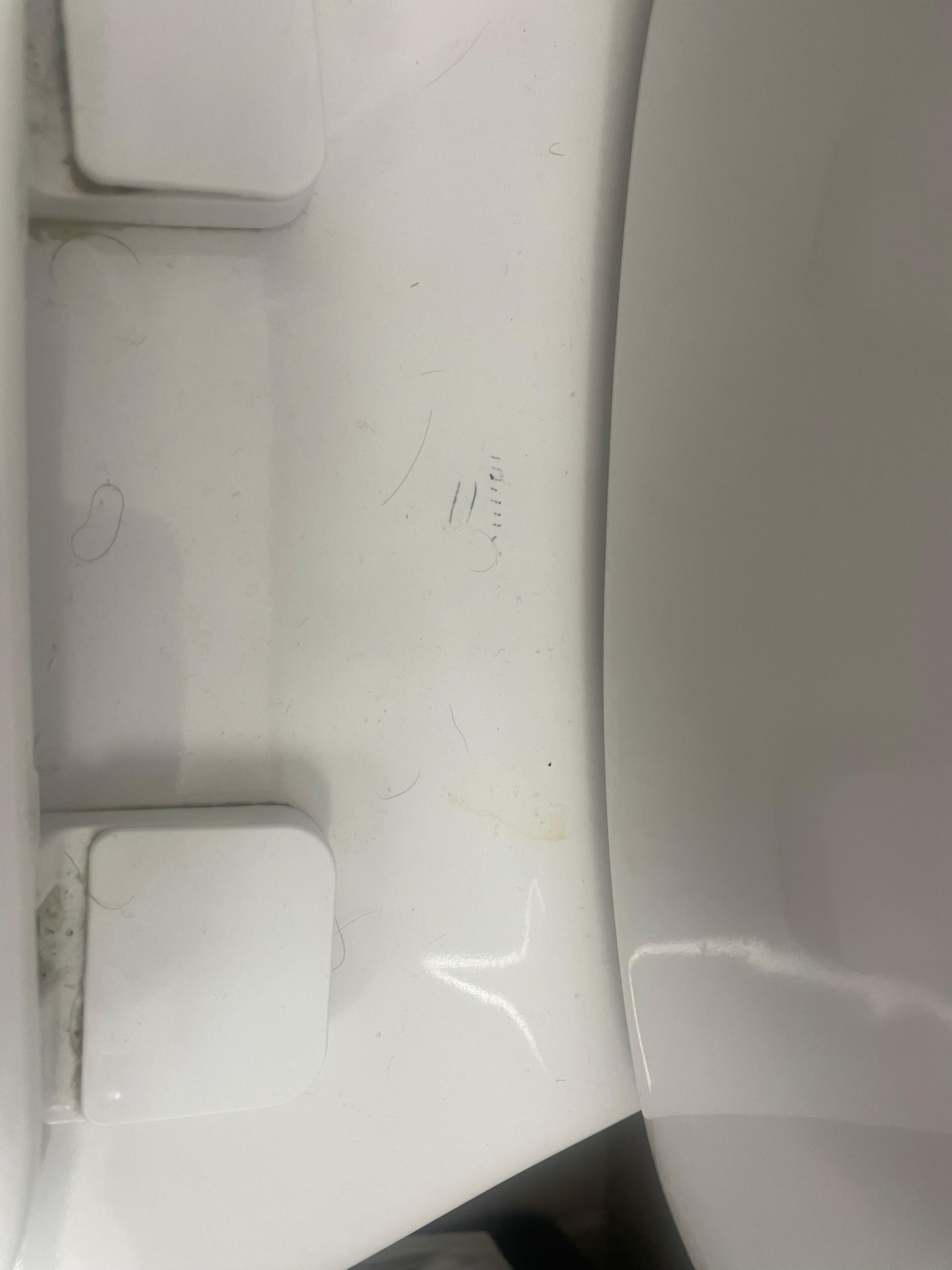 Urine and Hair on toilet 