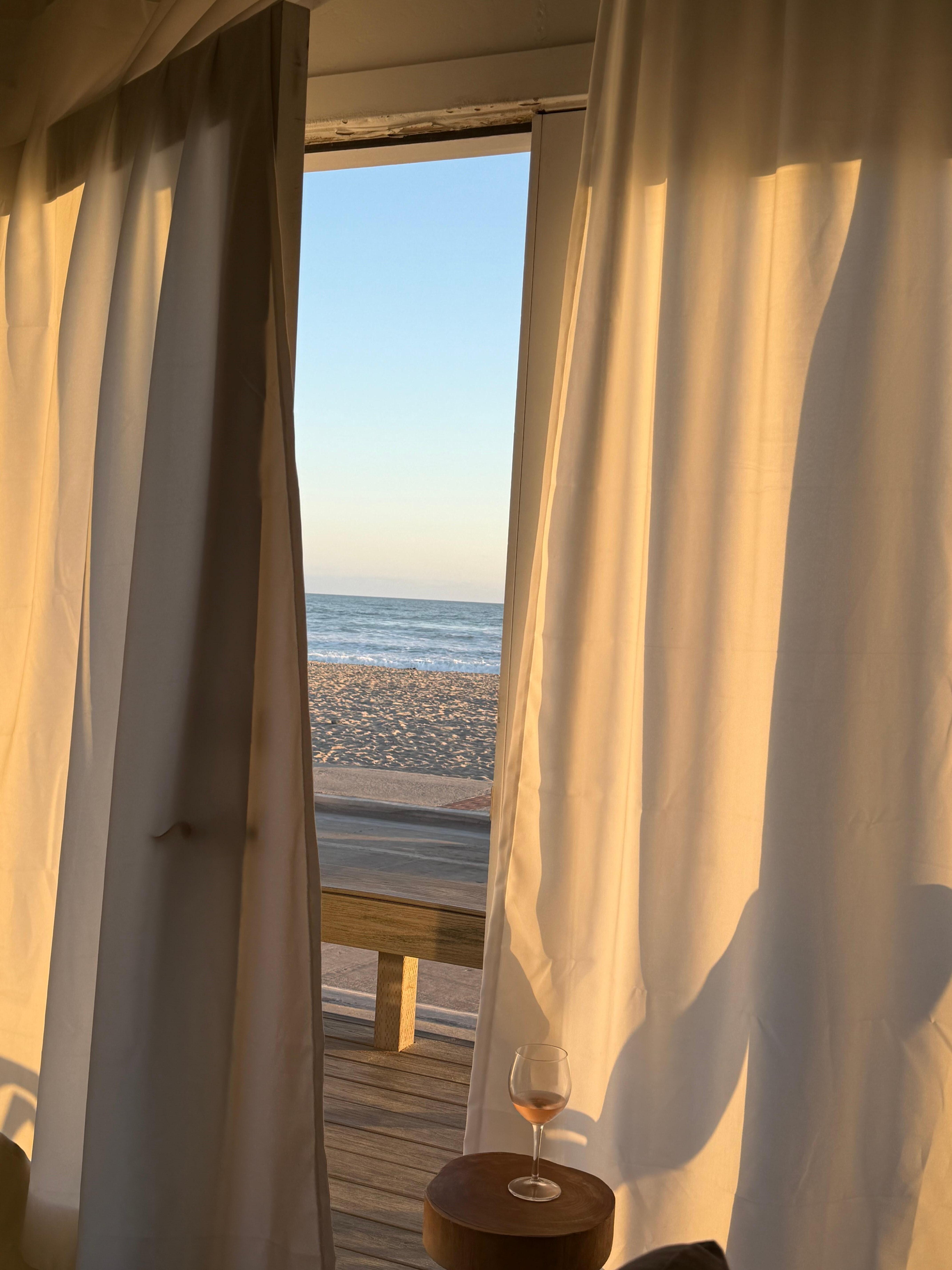 Beach view from front door