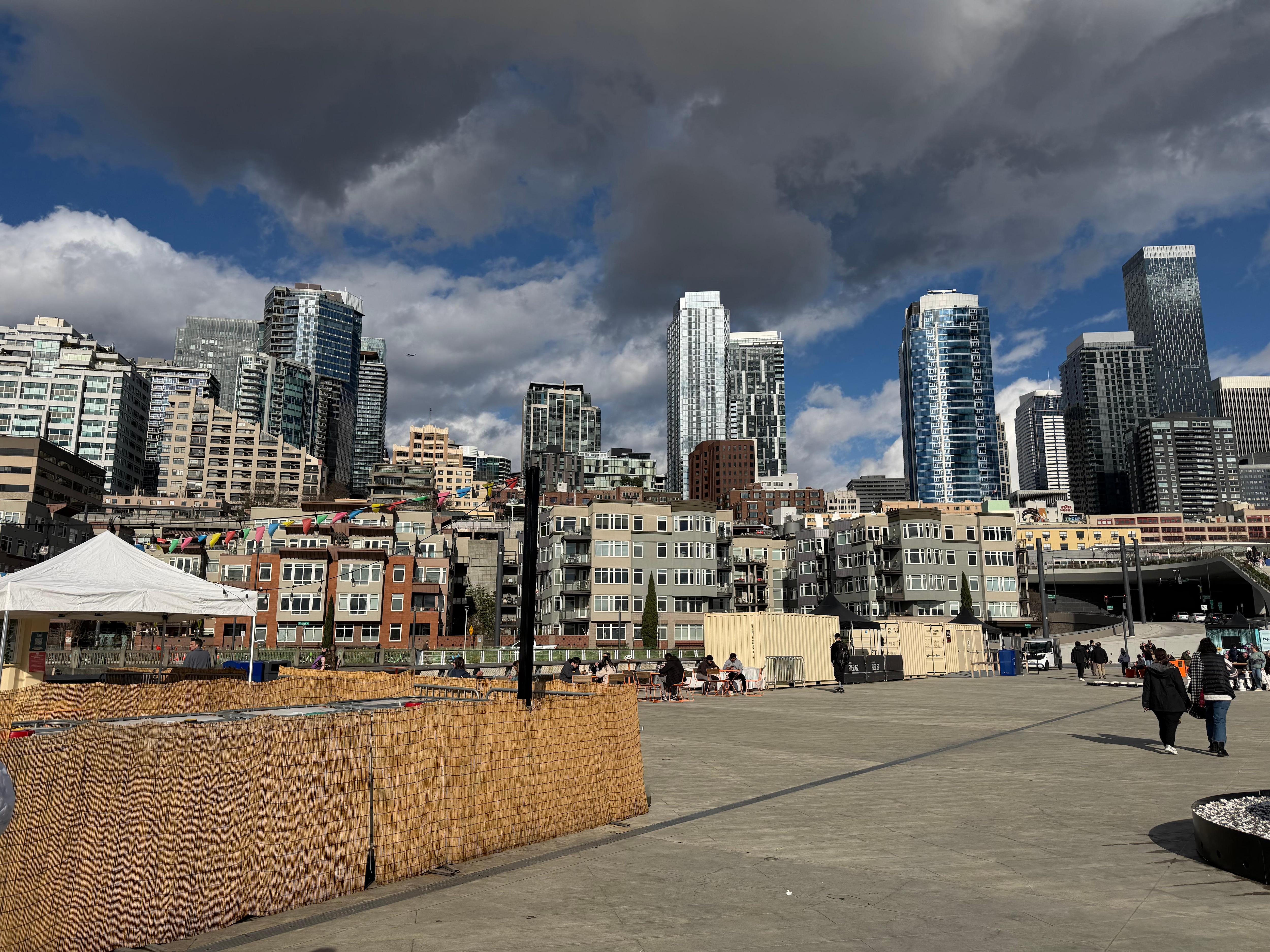 From Pier 62, taking a picture of the unit