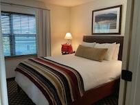 Comfortable bed with nice blankets