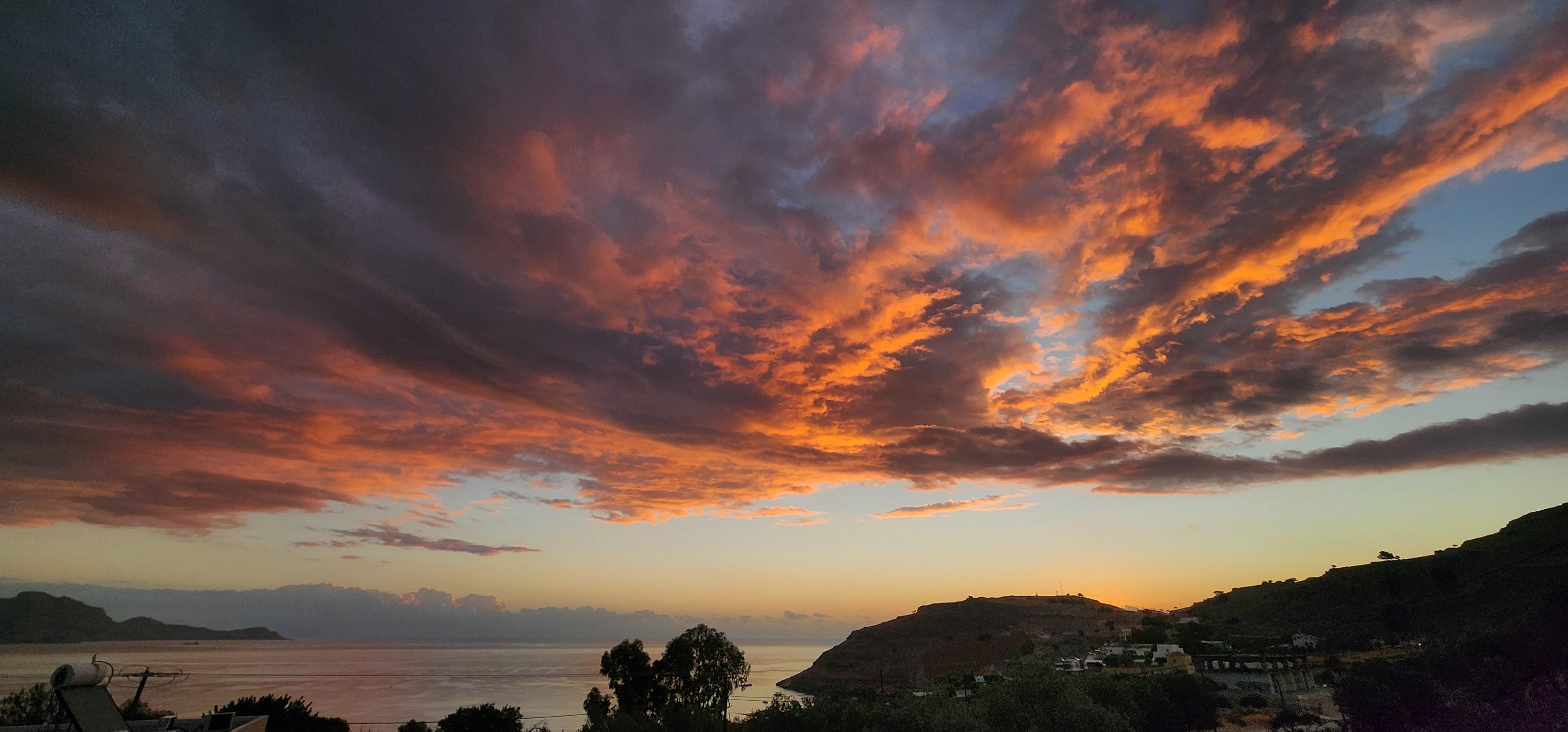 Sunrise from the balcony 