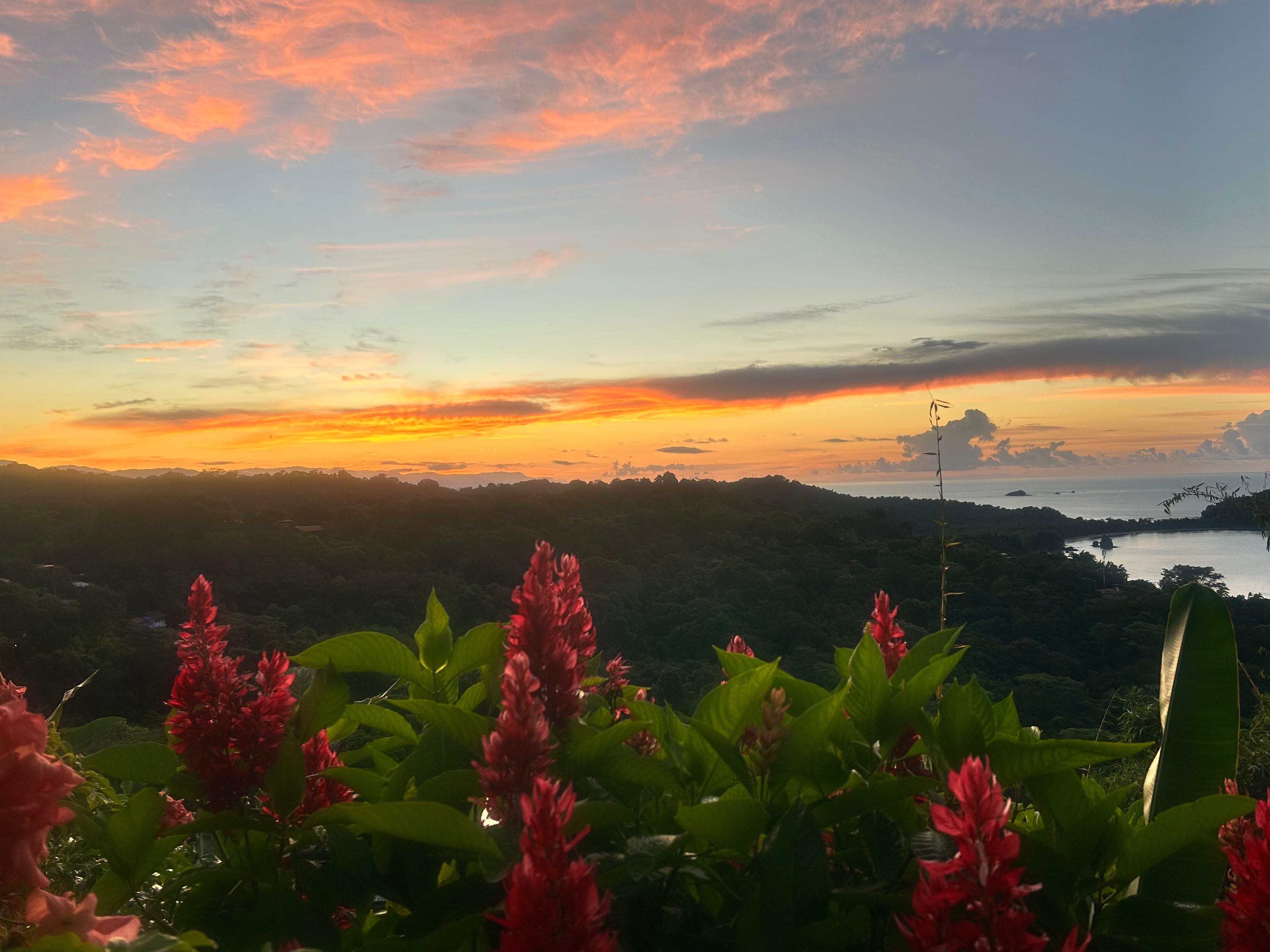 Sunrise from balcony
