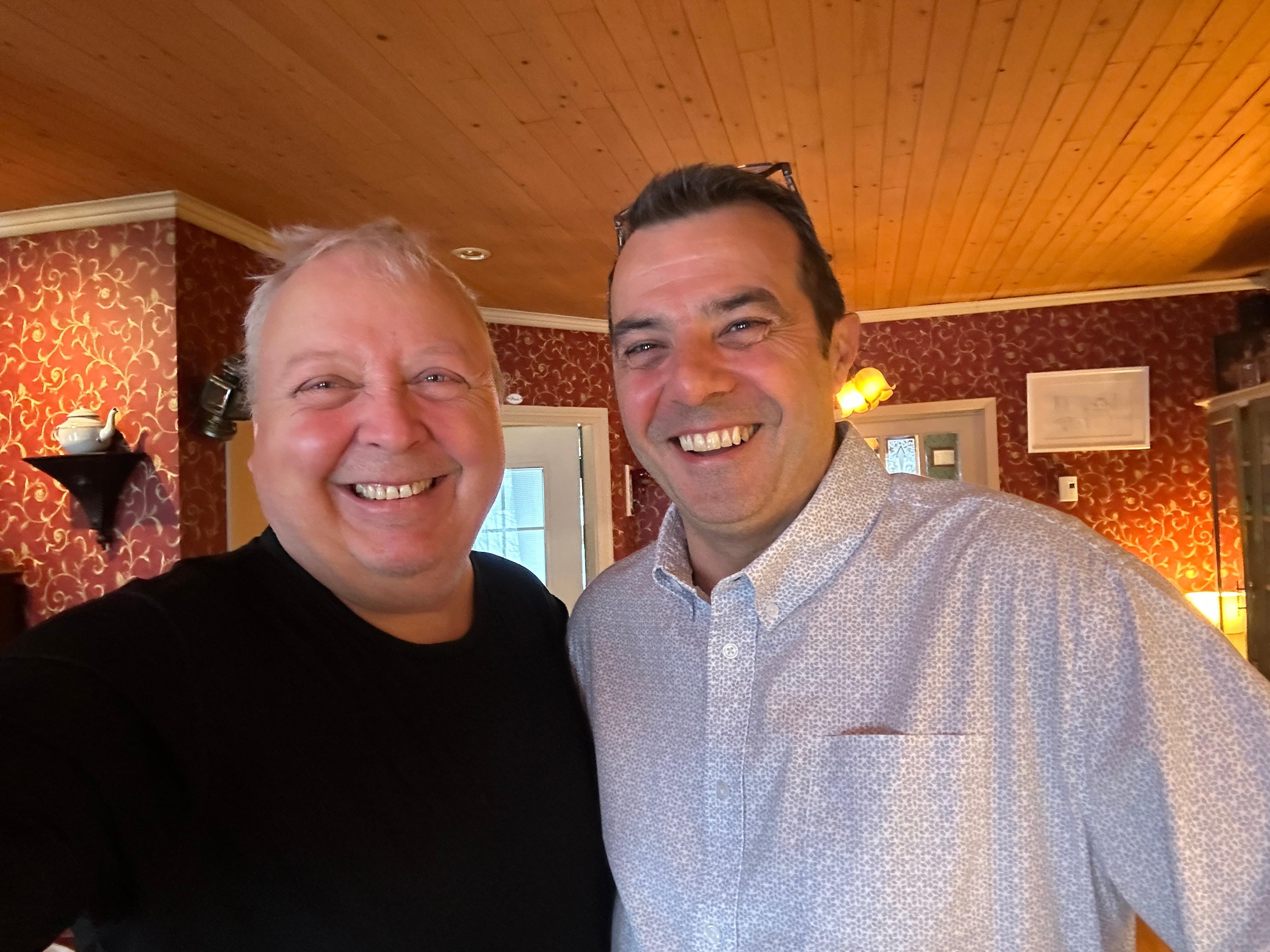 Guillaume notre hôte au milles petites intentions avec son sincère sourire. 