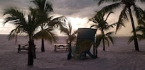 Have a seat, enjoy the view. Even on a cloudy evening, it's paradise!