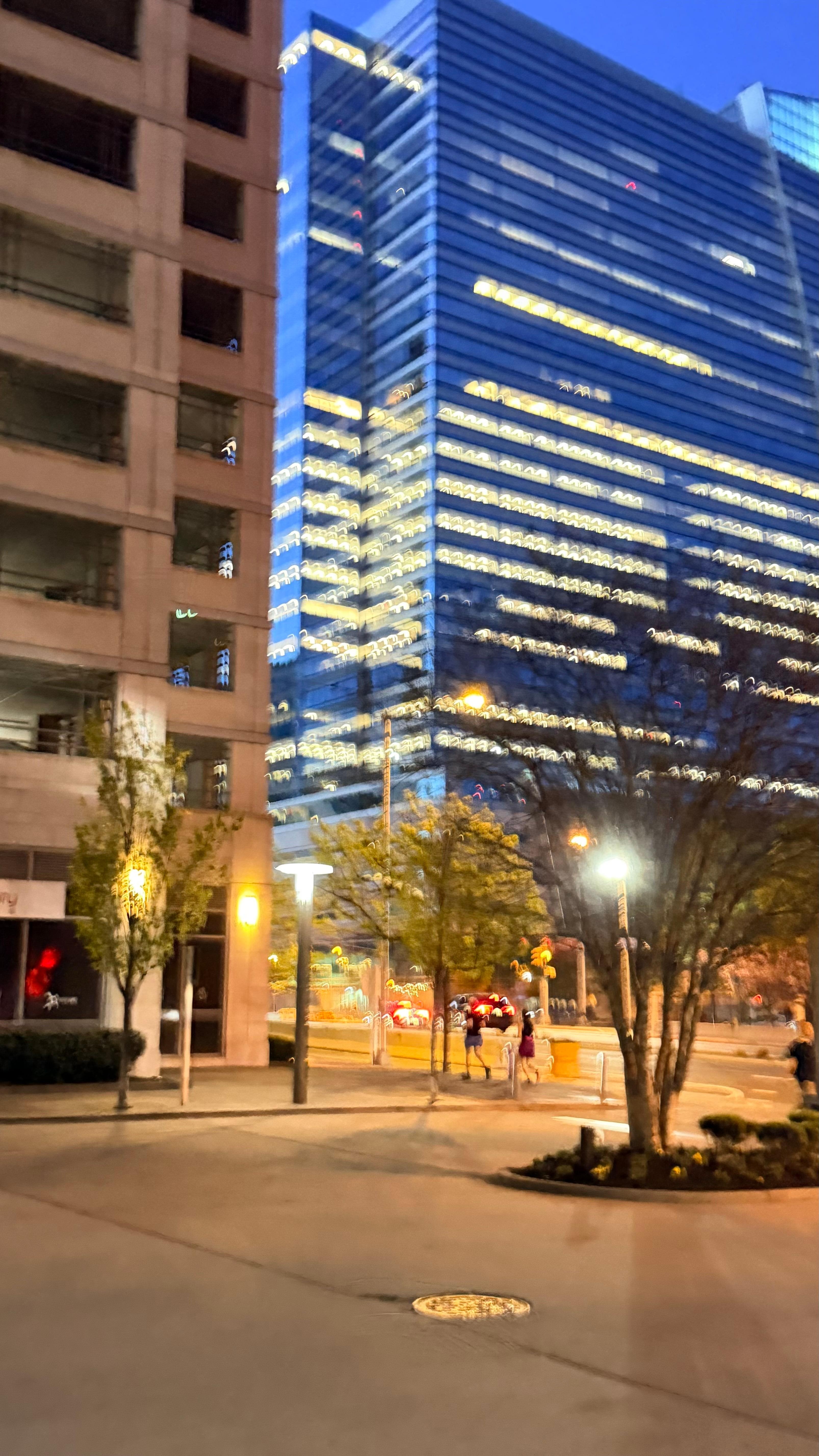 View from outside the hotel.