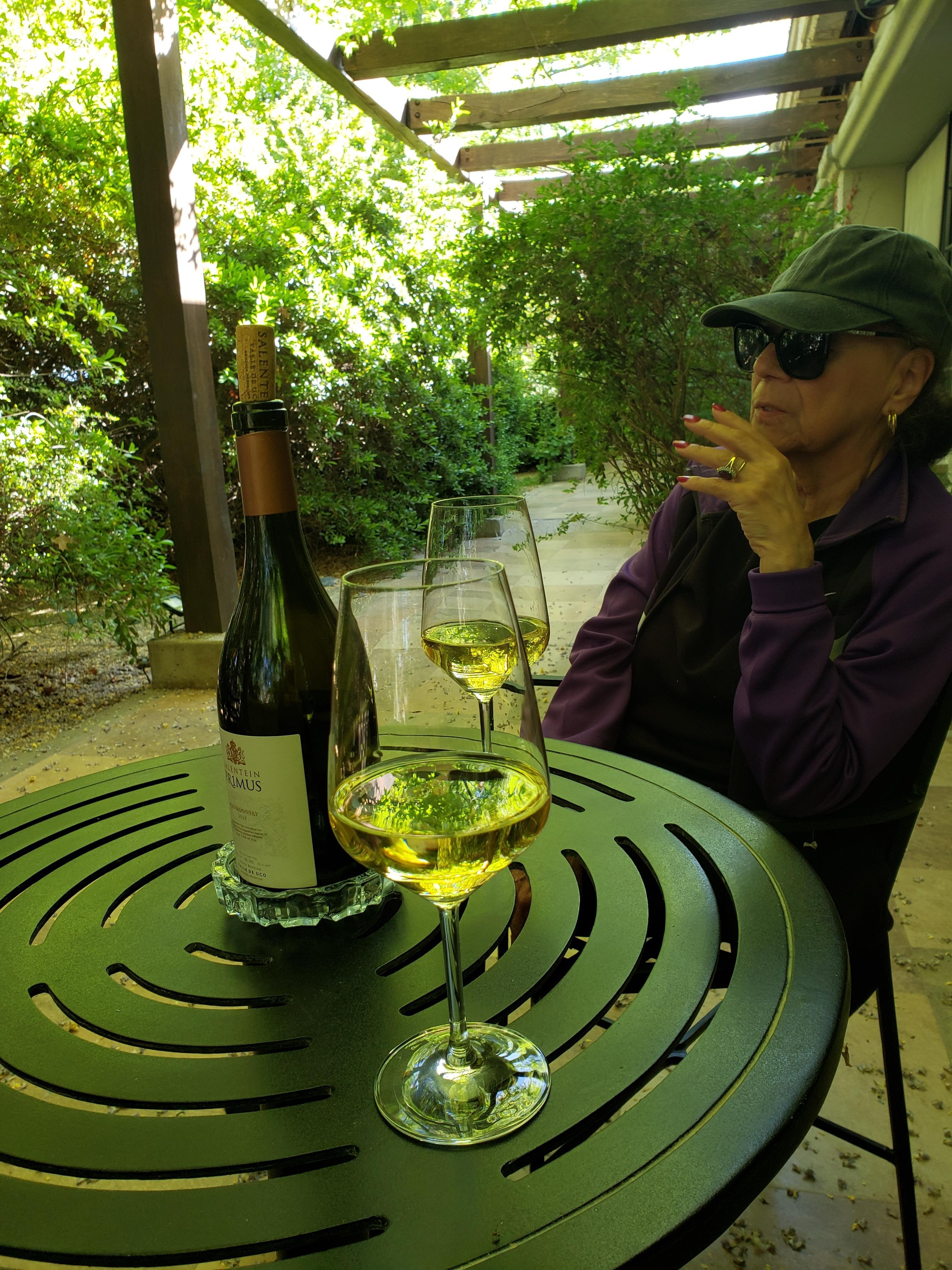 Private patio at Room entrance.