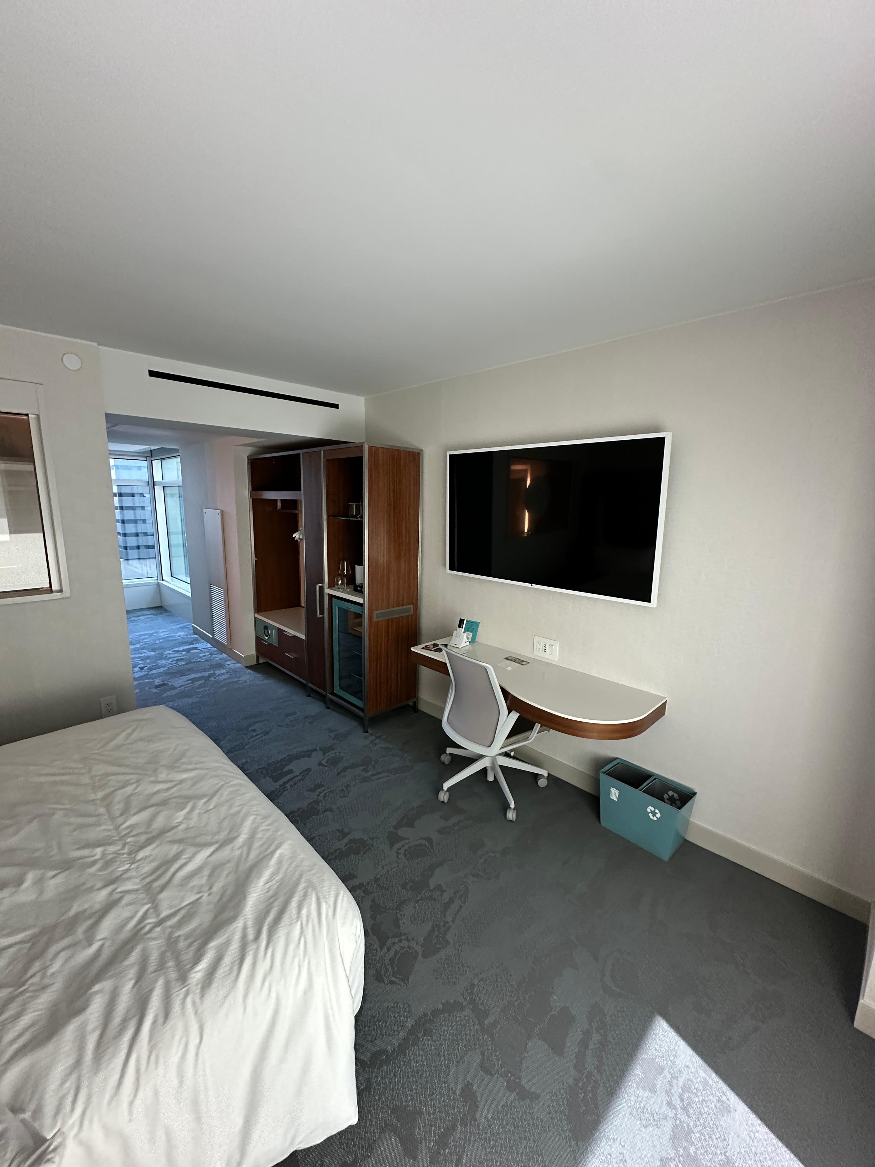 Desk/Closet in standard room