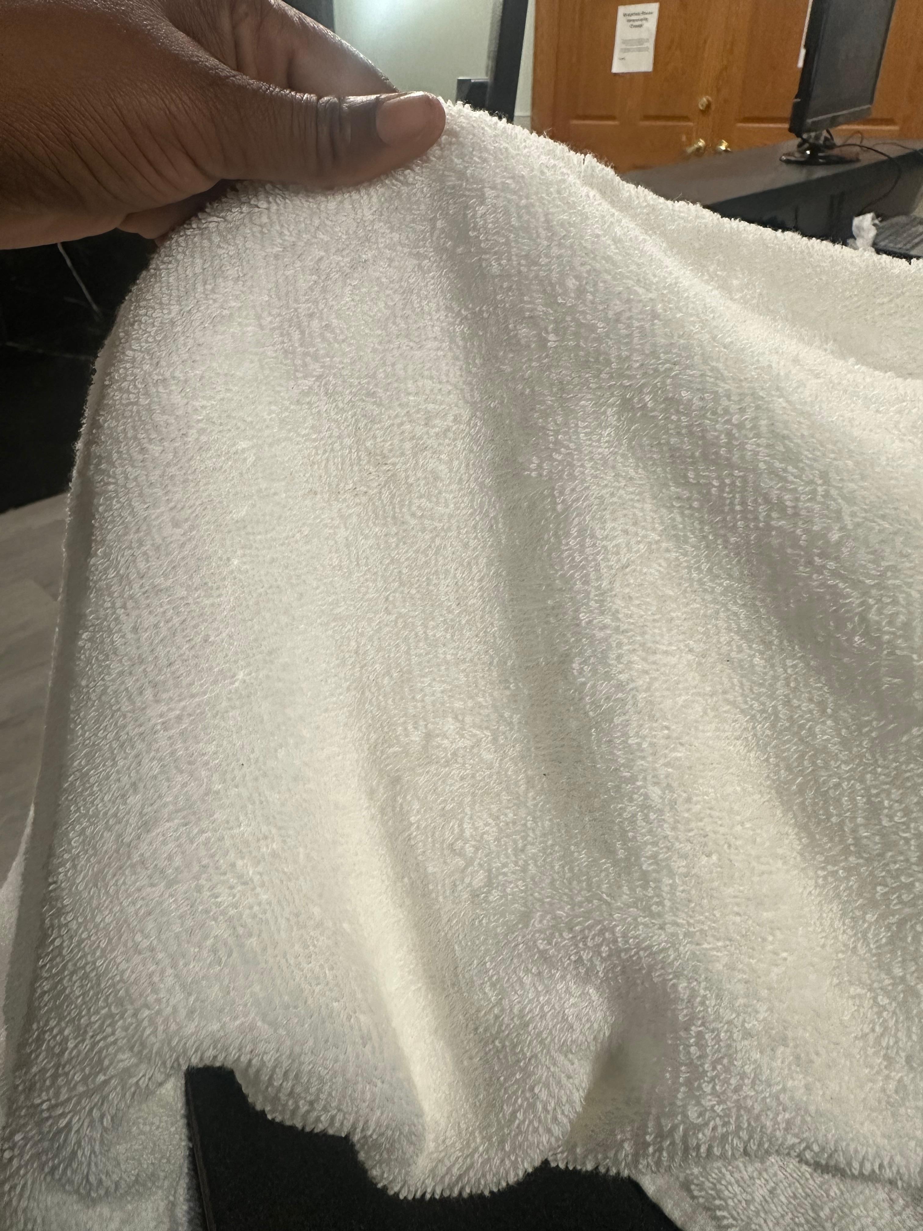 Towel had stains all over 