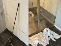Bathroom Issues: The shower floods excessively, While shower, bathroom is absolutely flooded, and water spilt into the room. This issue required me to make dam with towels to block water coming into room. I understand why ther