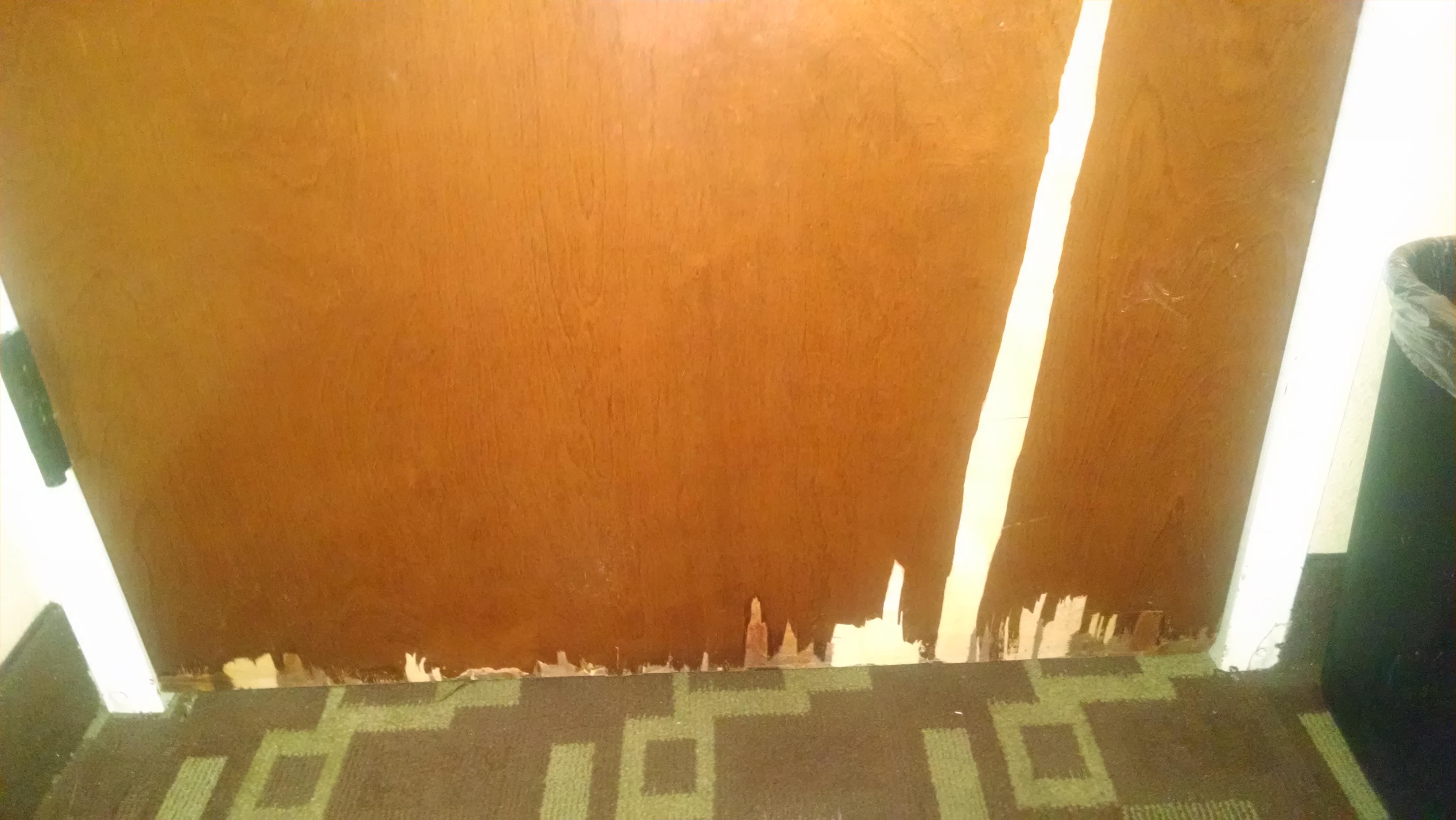 This is the back of the entry door