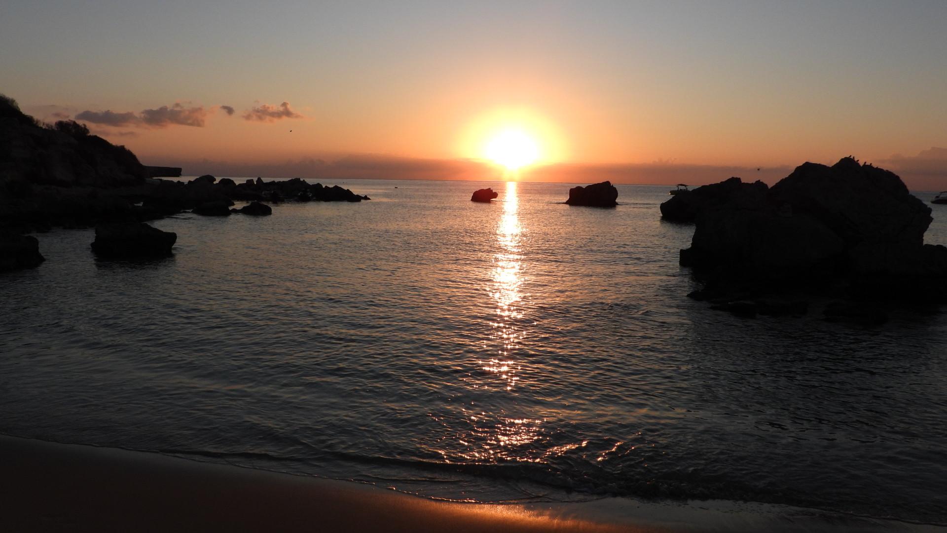 Sunrise from beach