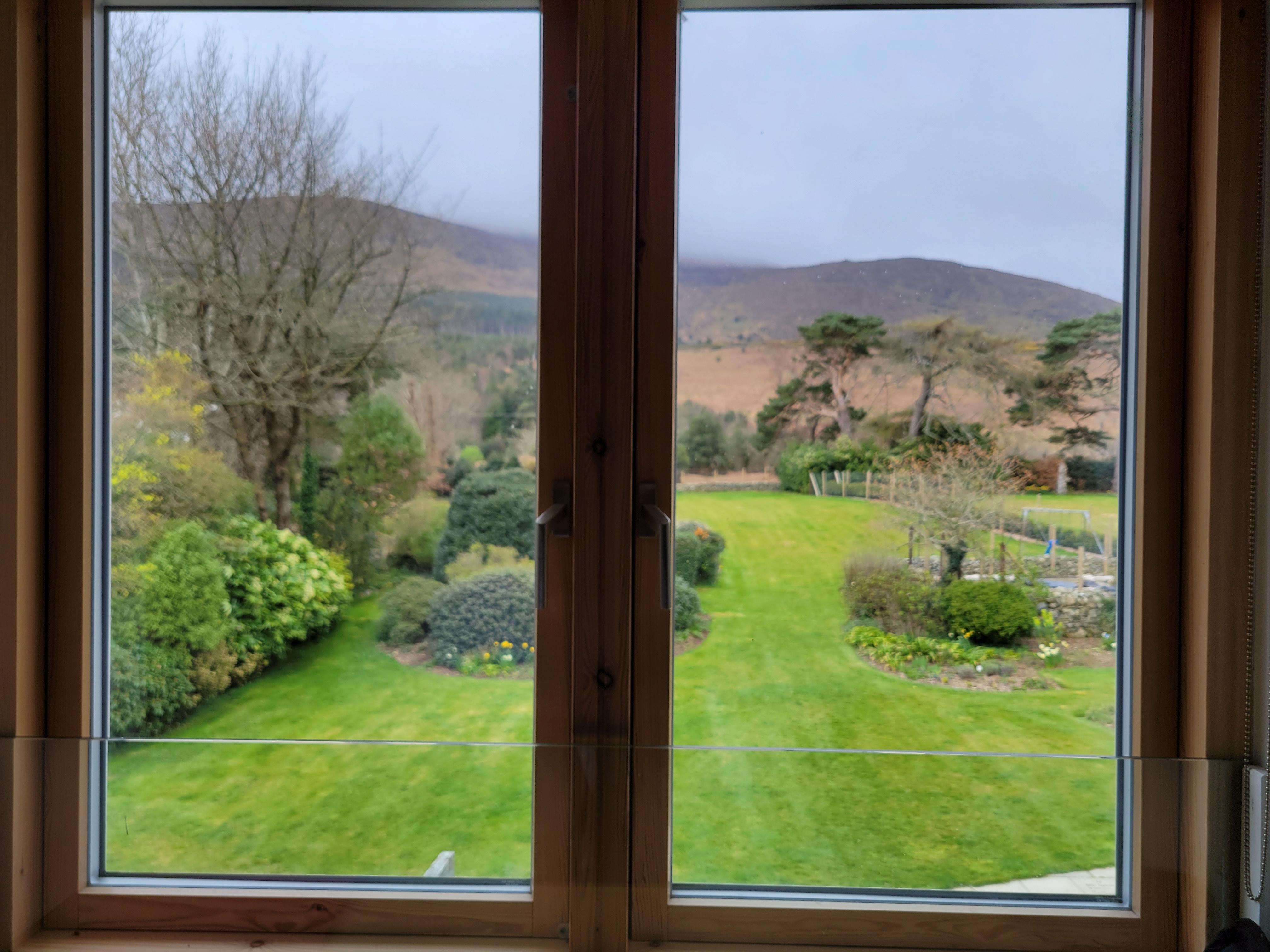 Beautiful view from the Garden Room