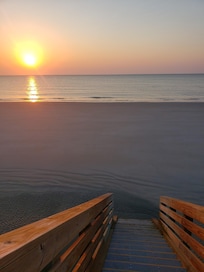 View from the beach access closest to the house.