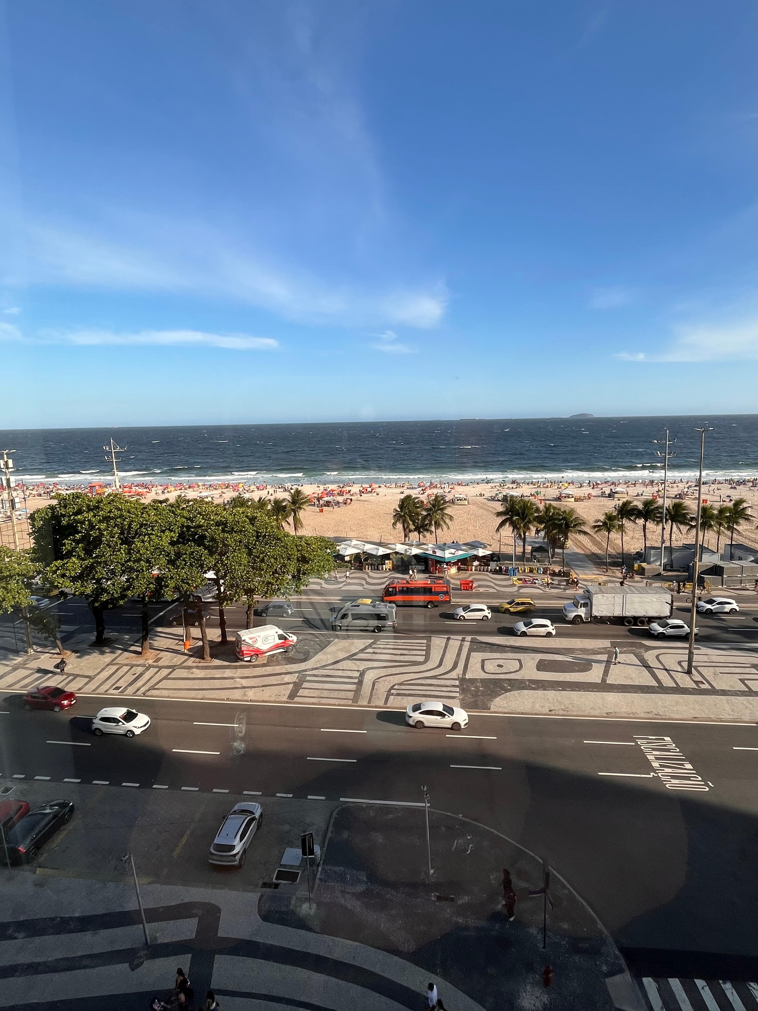 The view from our corner room.