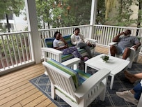 Covered back porch
