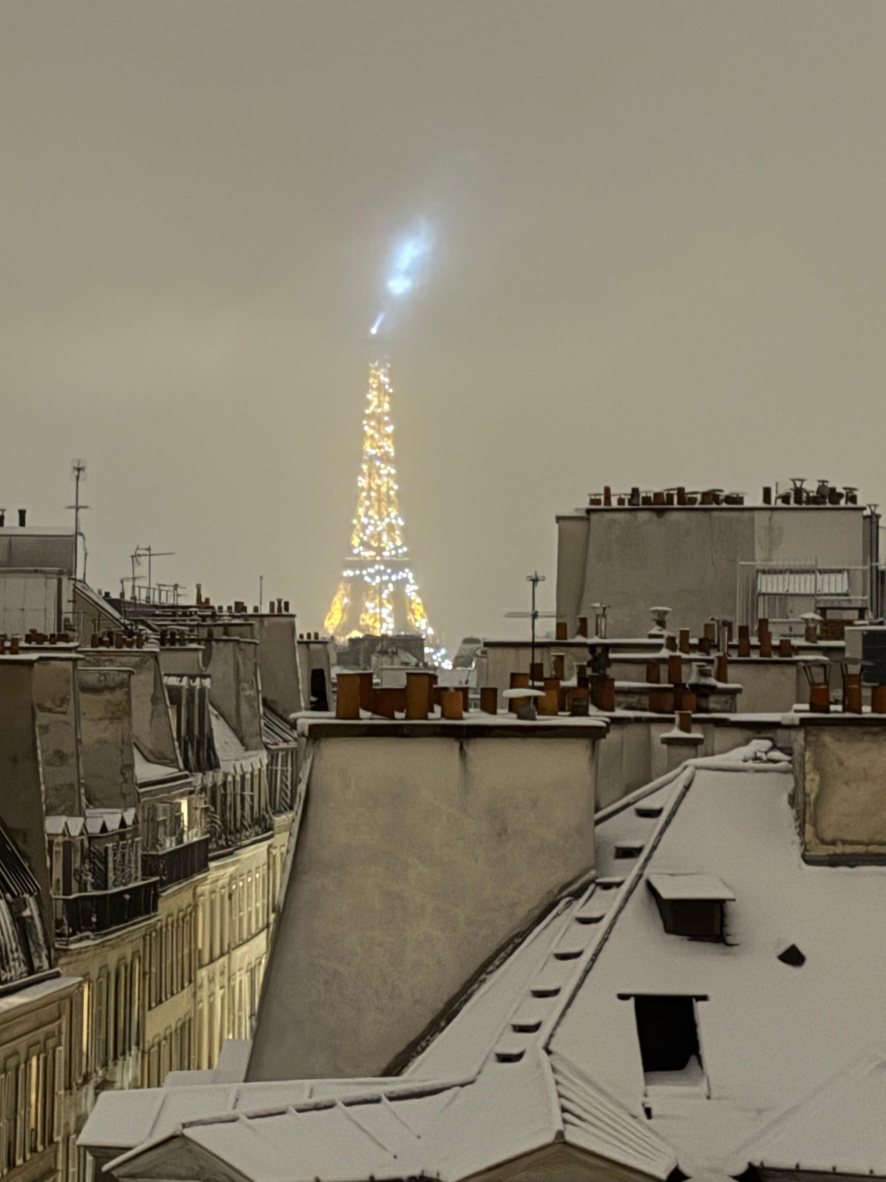 From the top floor balcony.