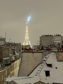 From the top floor balcony.