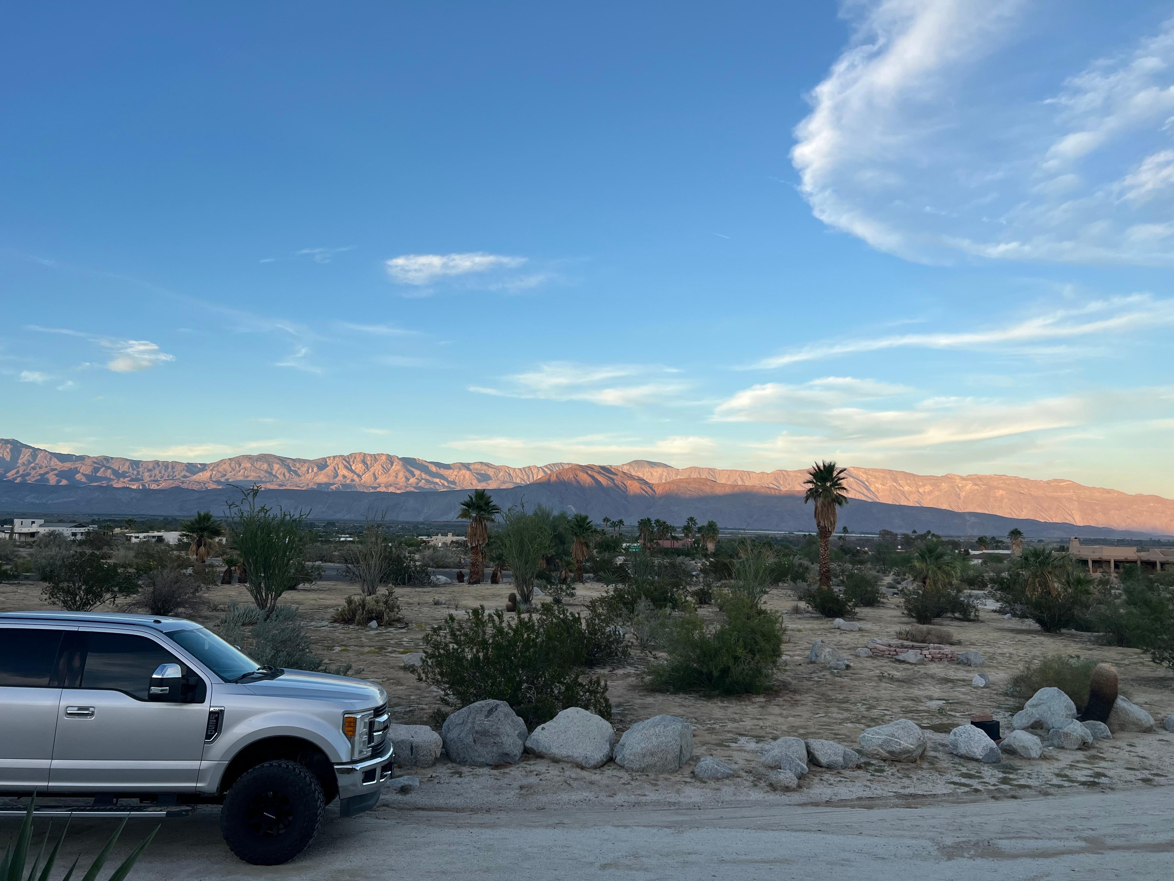 Sunset on the Santa Rosas