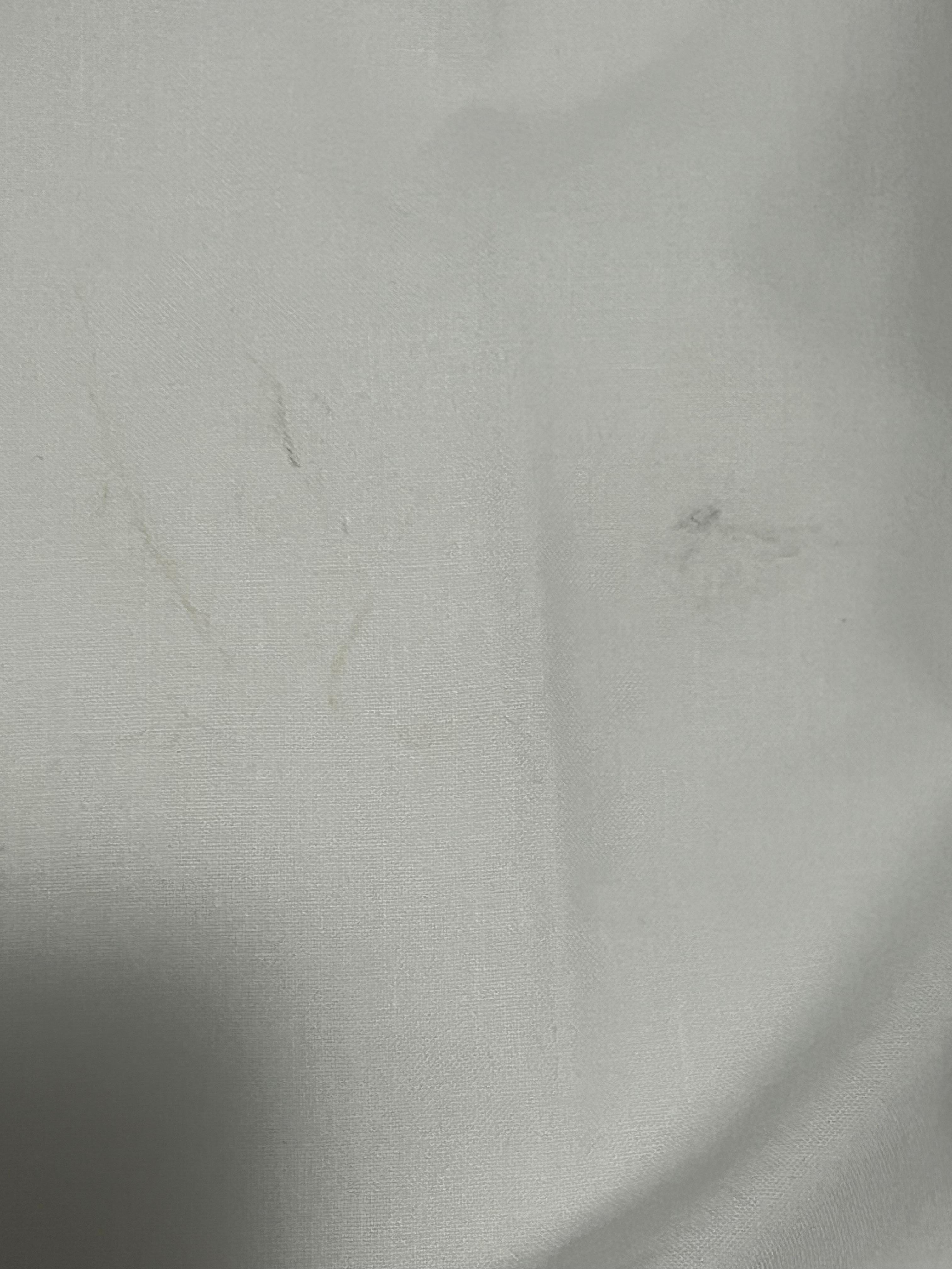 Stain on sheet