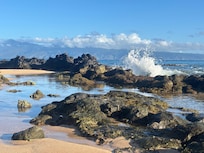 Steps from the room.