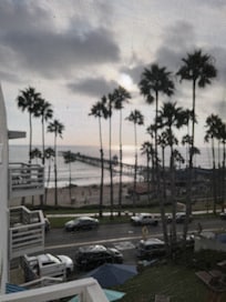 Morning view from living room of Whitewater room.