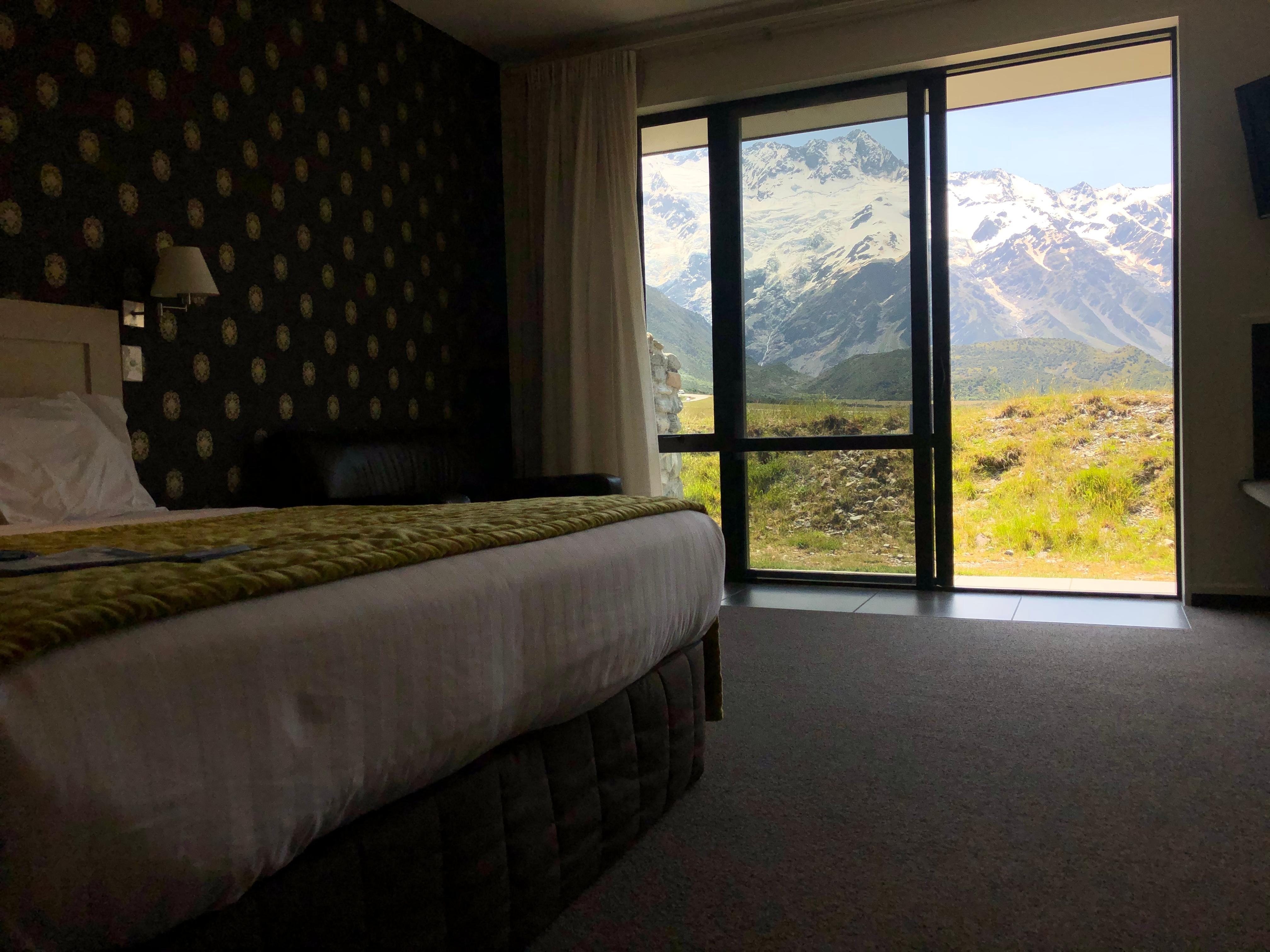 部屋の前からは素晴らしい景観。