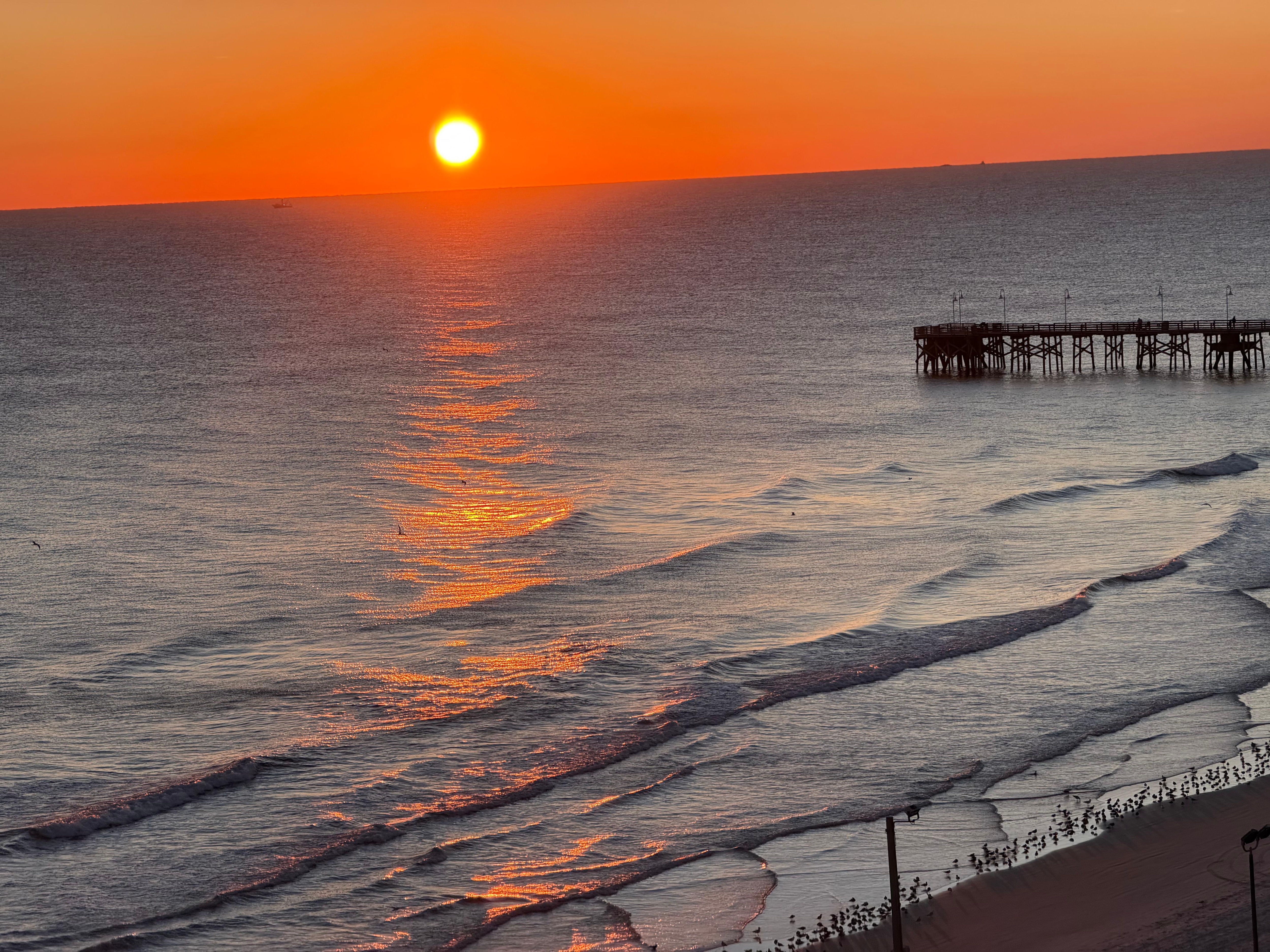 Sunrise view from my room 