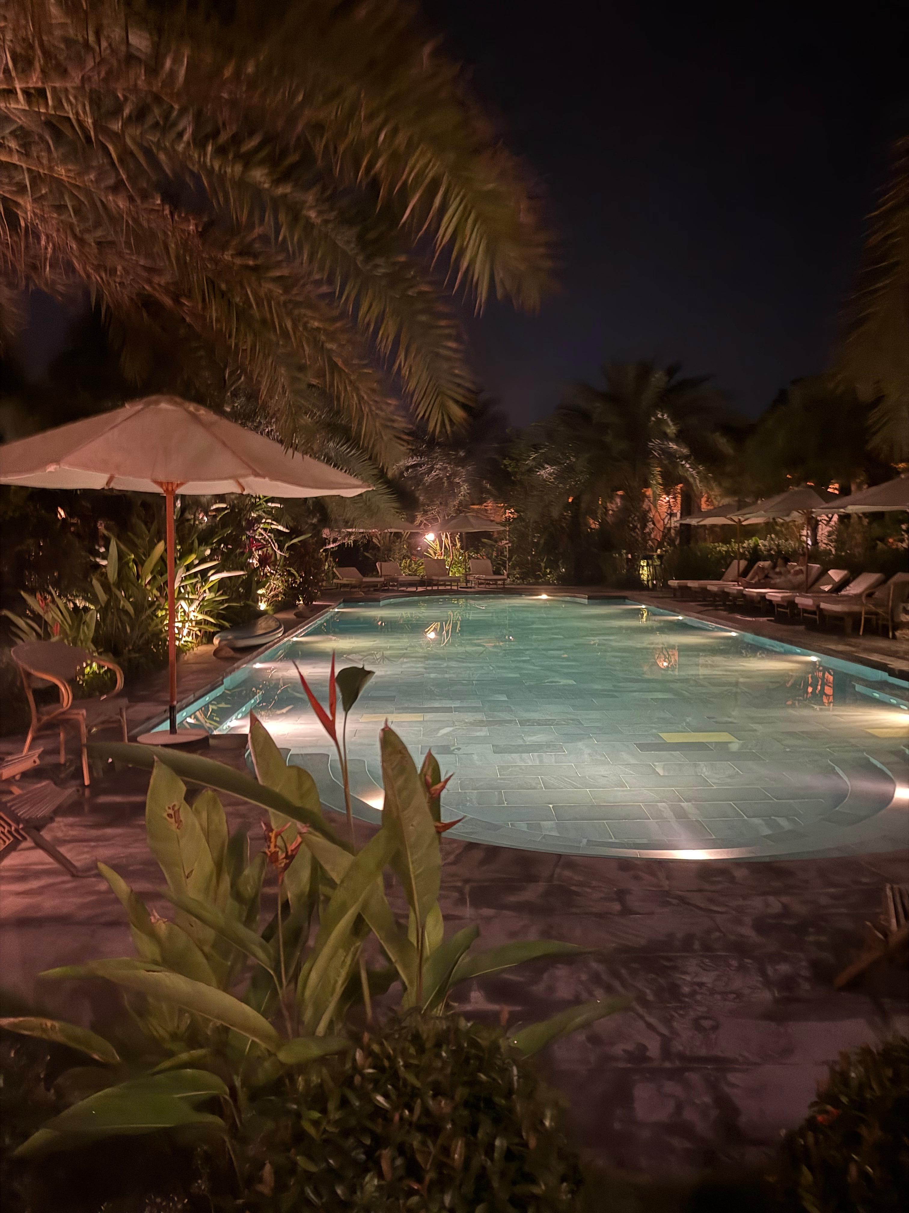 Pool by night