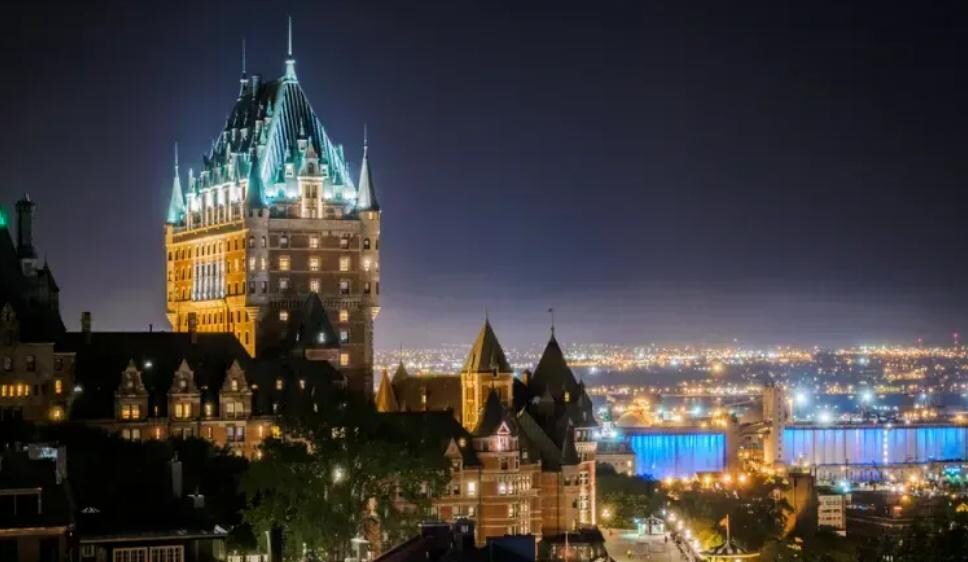 View at night