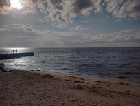 Cuenta con playita pero puede haber sargazo