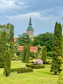 Stunningly beautiful graveyard. I thought at first it was the botanical gardens.