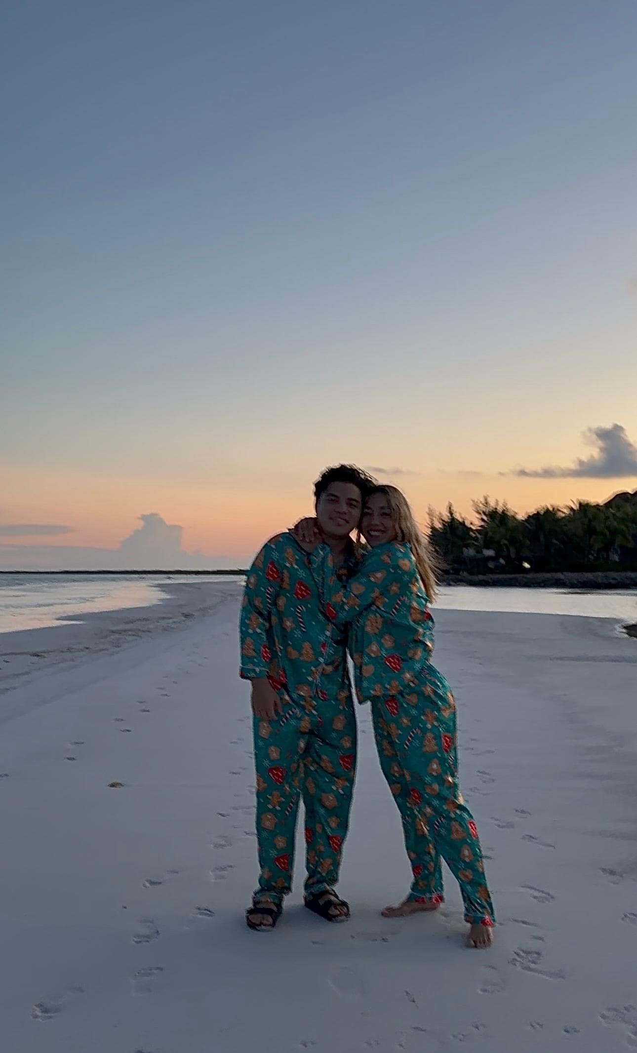 La playa frente al hotel 🥰