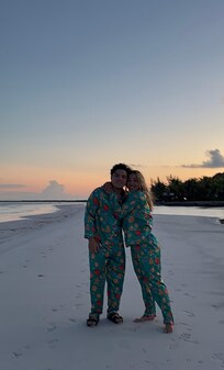 La playa frente al hotel 🥰