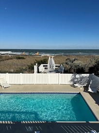 View from the top deck