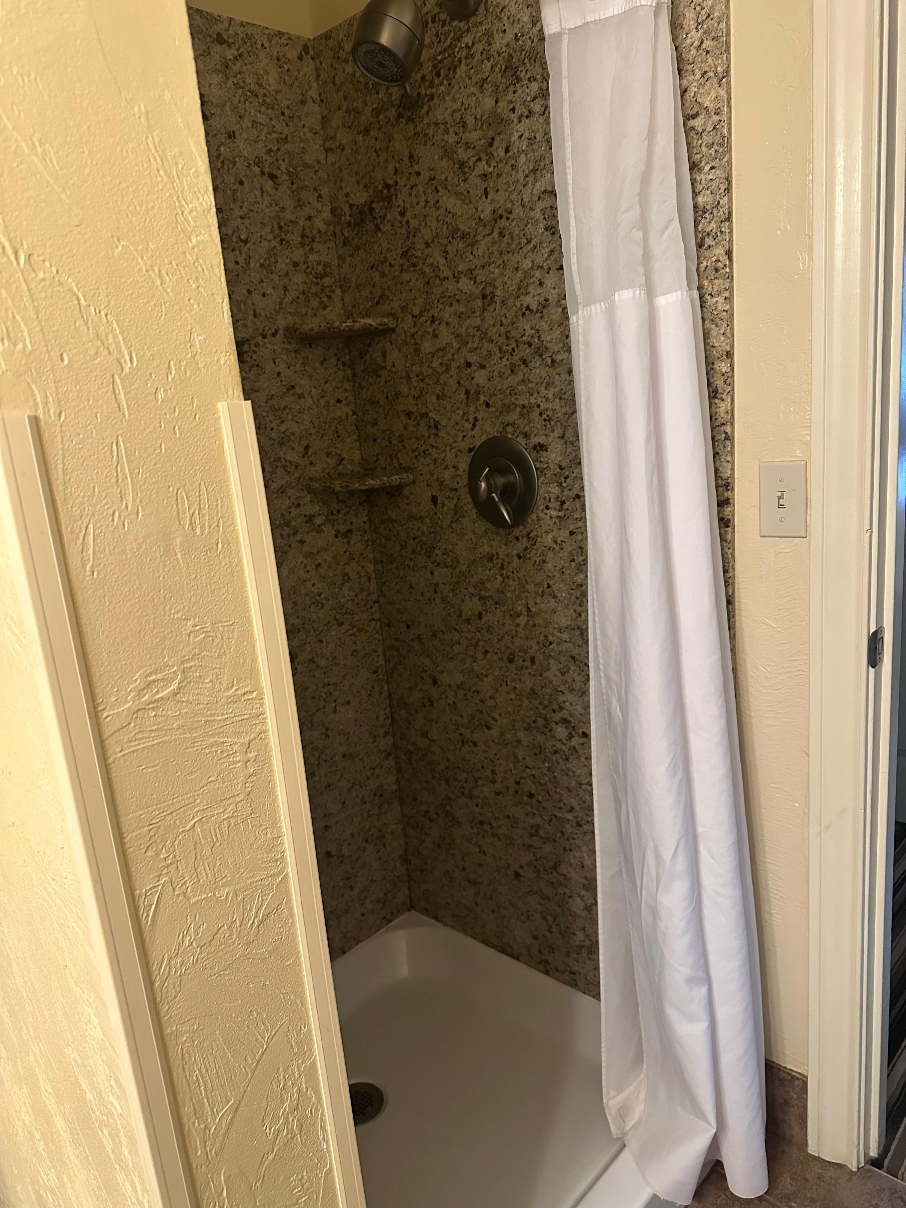 Bedroom bathroom shower