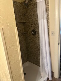 Bedroom bathroom shower