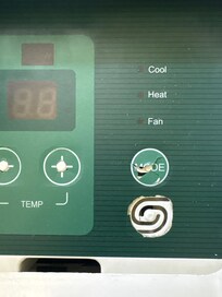 Botones del aire rotos